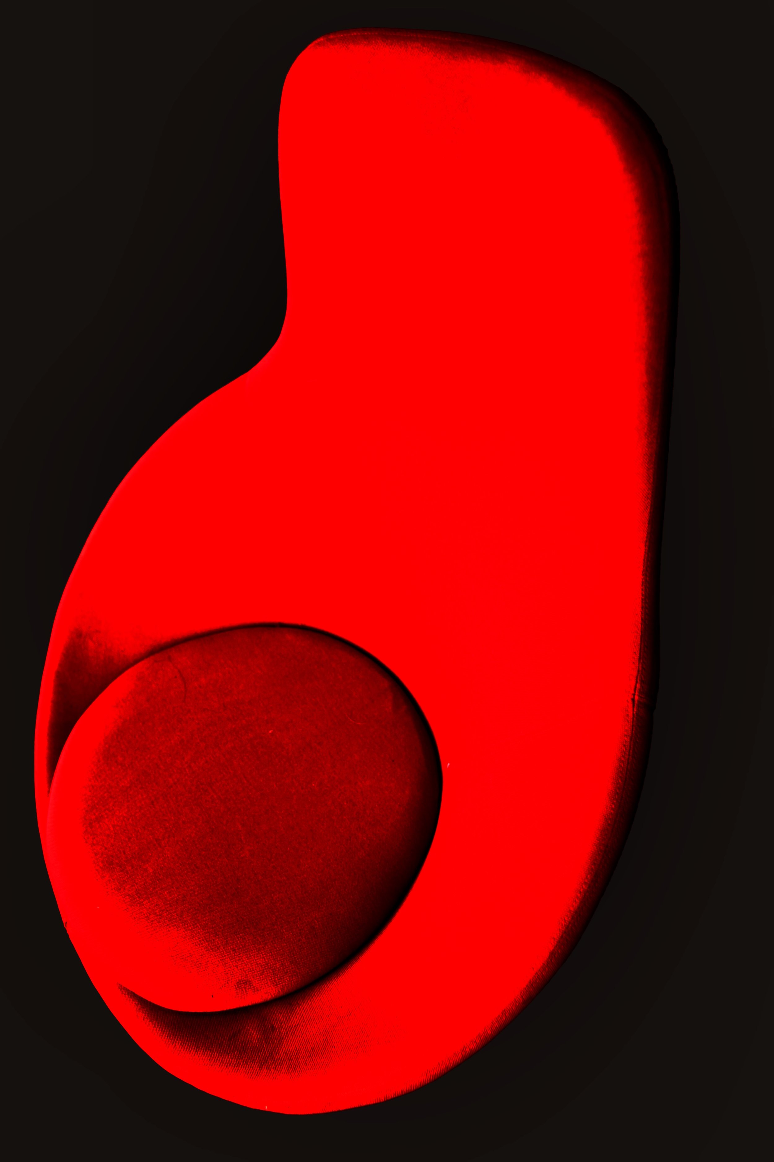 Red Chair and Cushion, Technical Science Building, University of Minnesota, Minneapolis, Minnesota 2012 (Colors &amp; Abstracts 5)