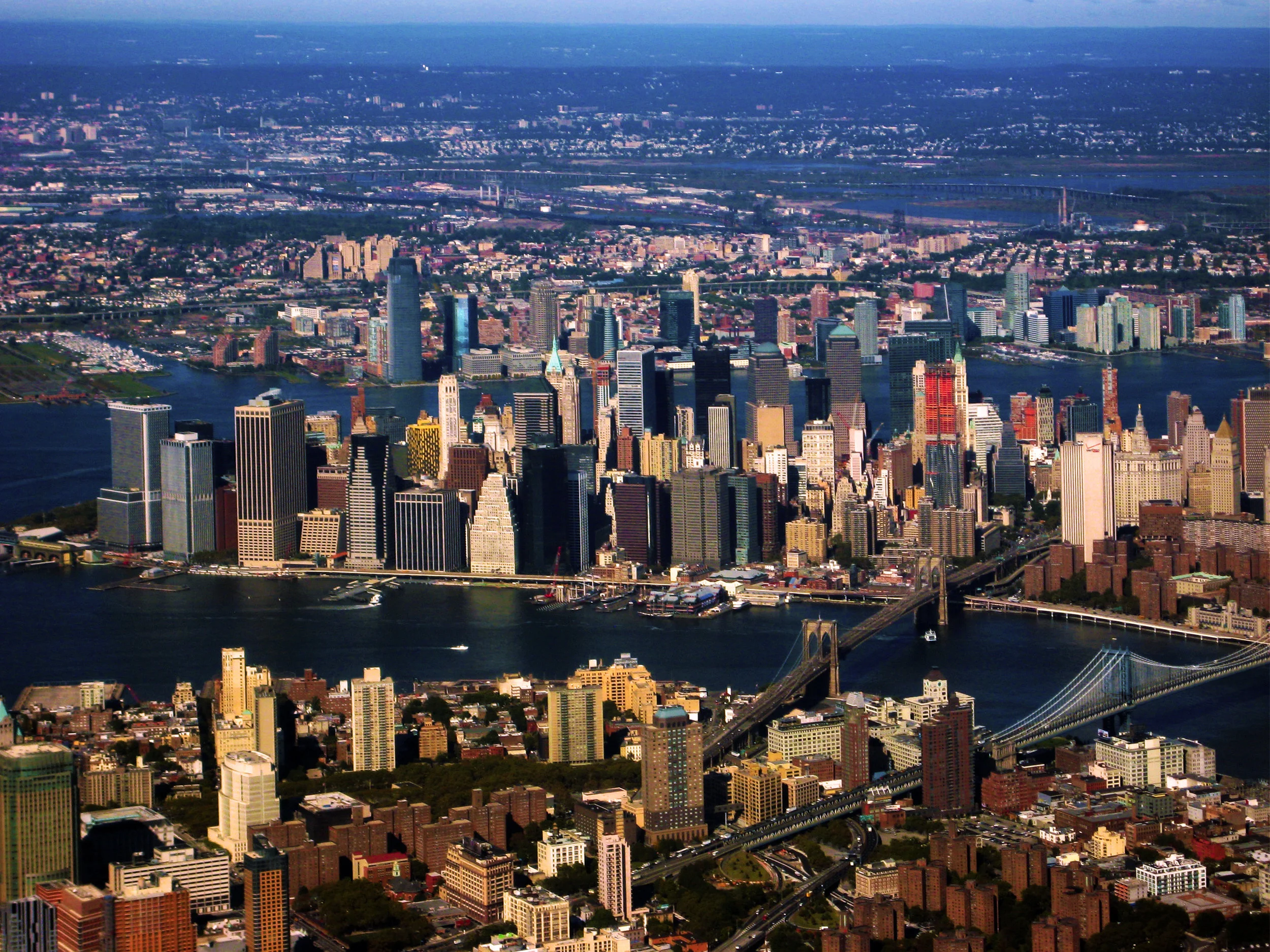New York Financial District Skyline from Governor's Island, New York City, New York 2009 (Urban Landscapes 2)