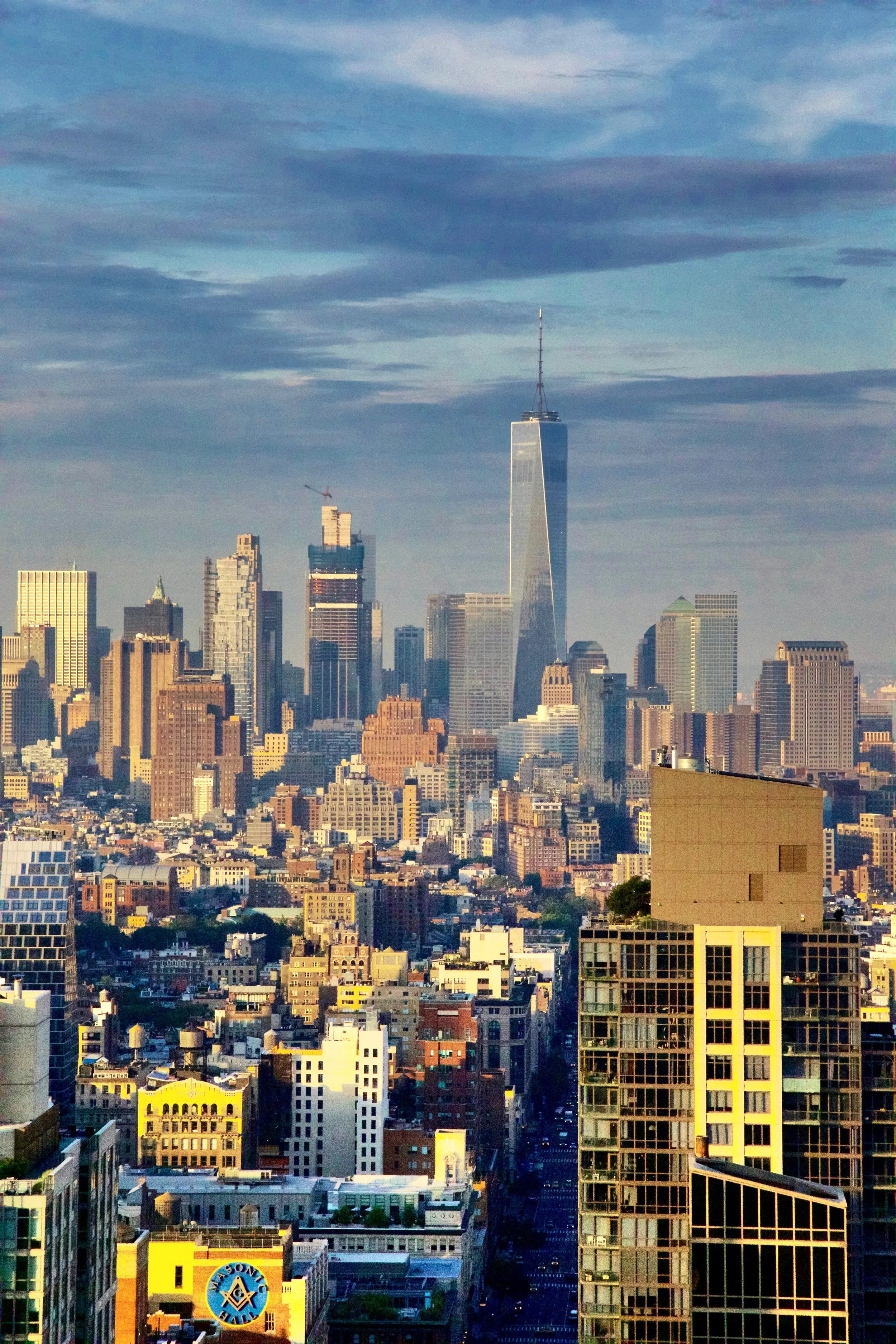 WTC and Downtown from Beatrice, Midtown Manhattan, NYC 2016 (Urban Landscapes 11)