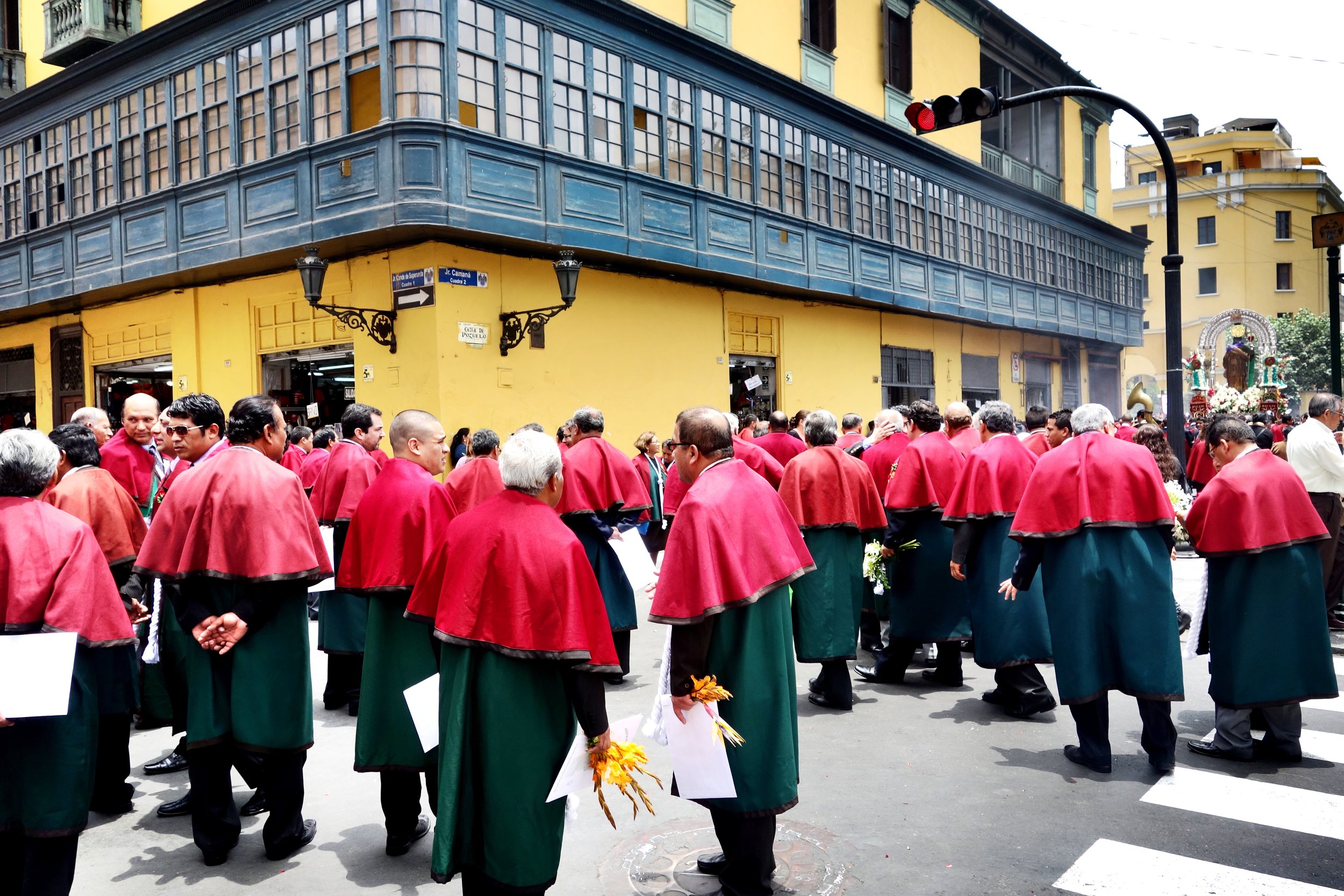 Peruvian Knights of Columbus, Lima, Peru 2016 (Street Life 6)