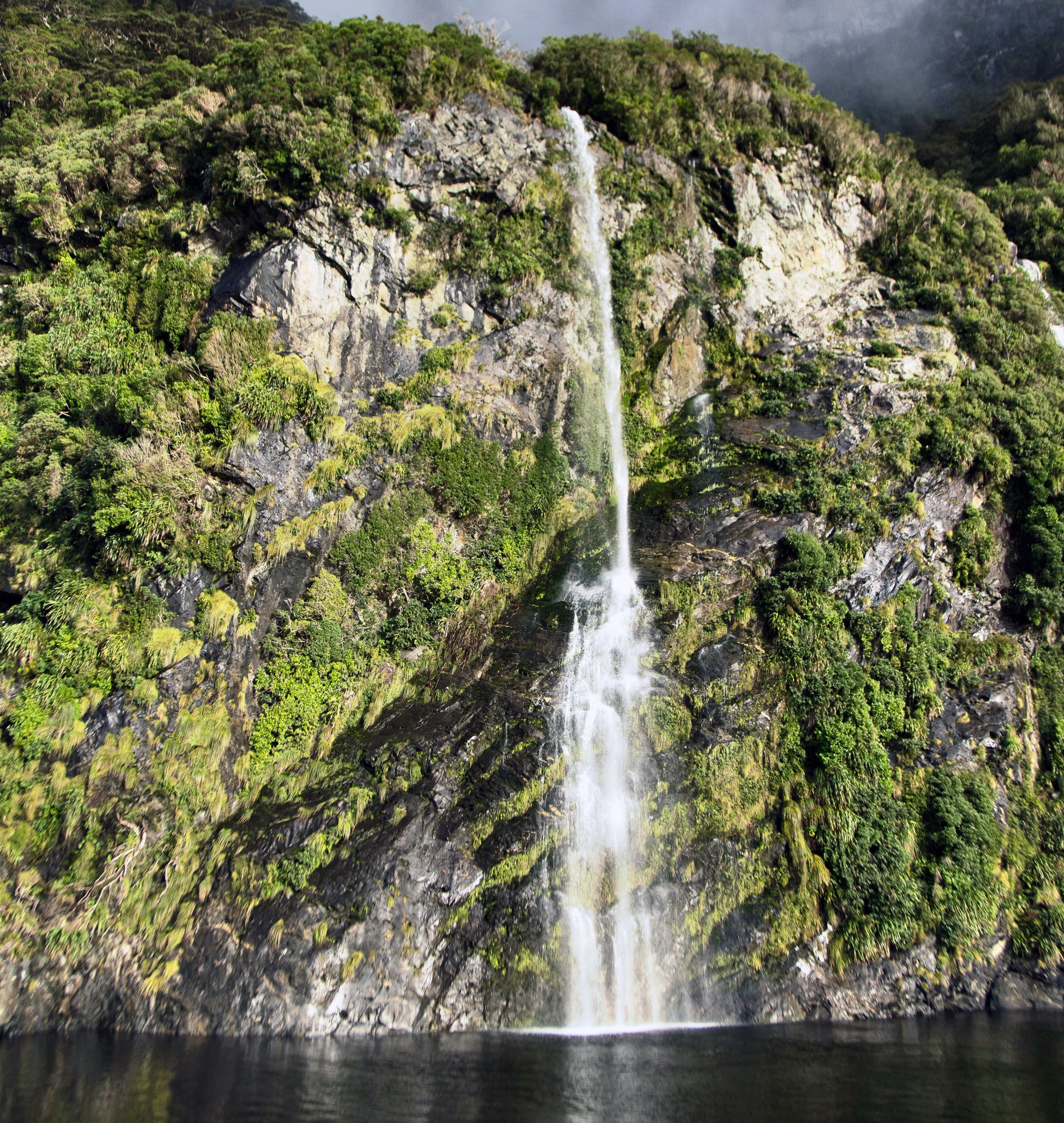 Waterfall, Fjords, Doubtful Sound, South Island, New Zealand 2017 (Natural Landscapes 21)