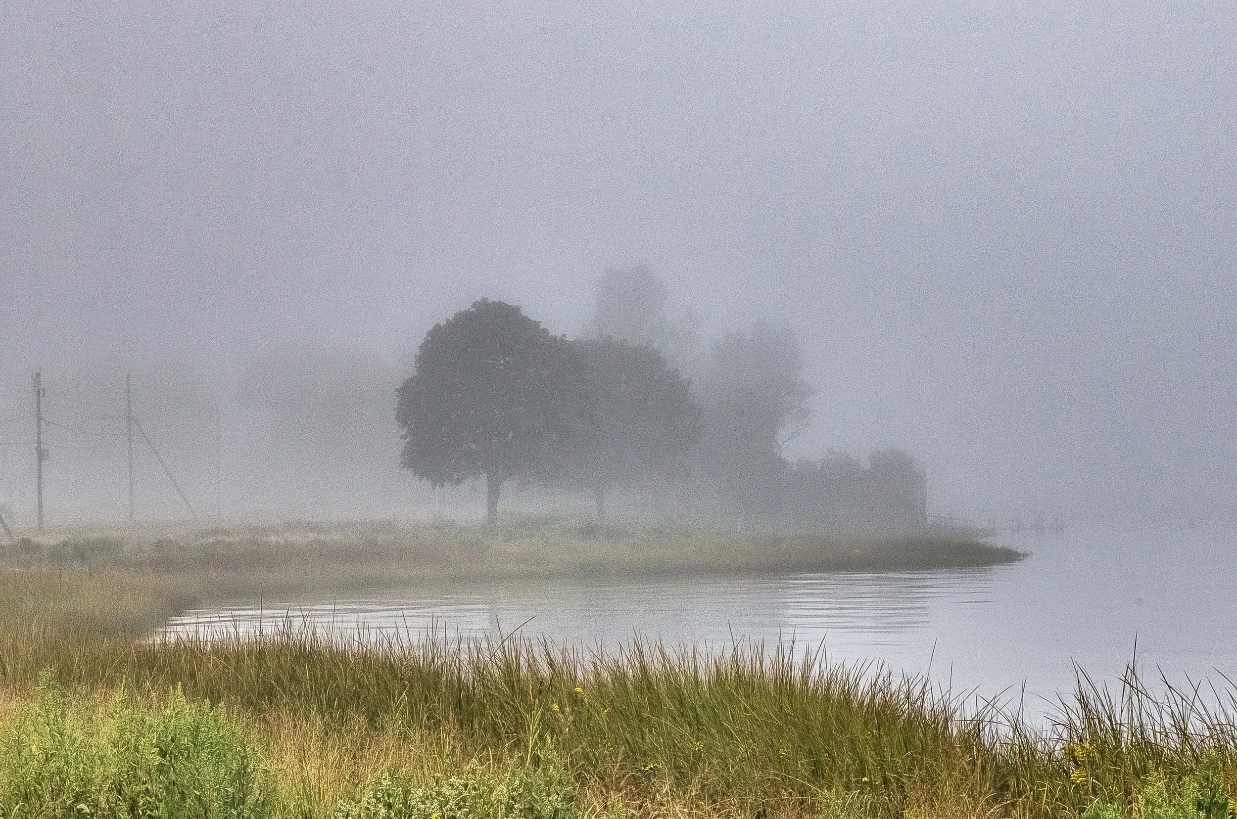 Fog on the Bay, Old Saybrook, Connecticut 2017 (Natural Landscapes 27)
