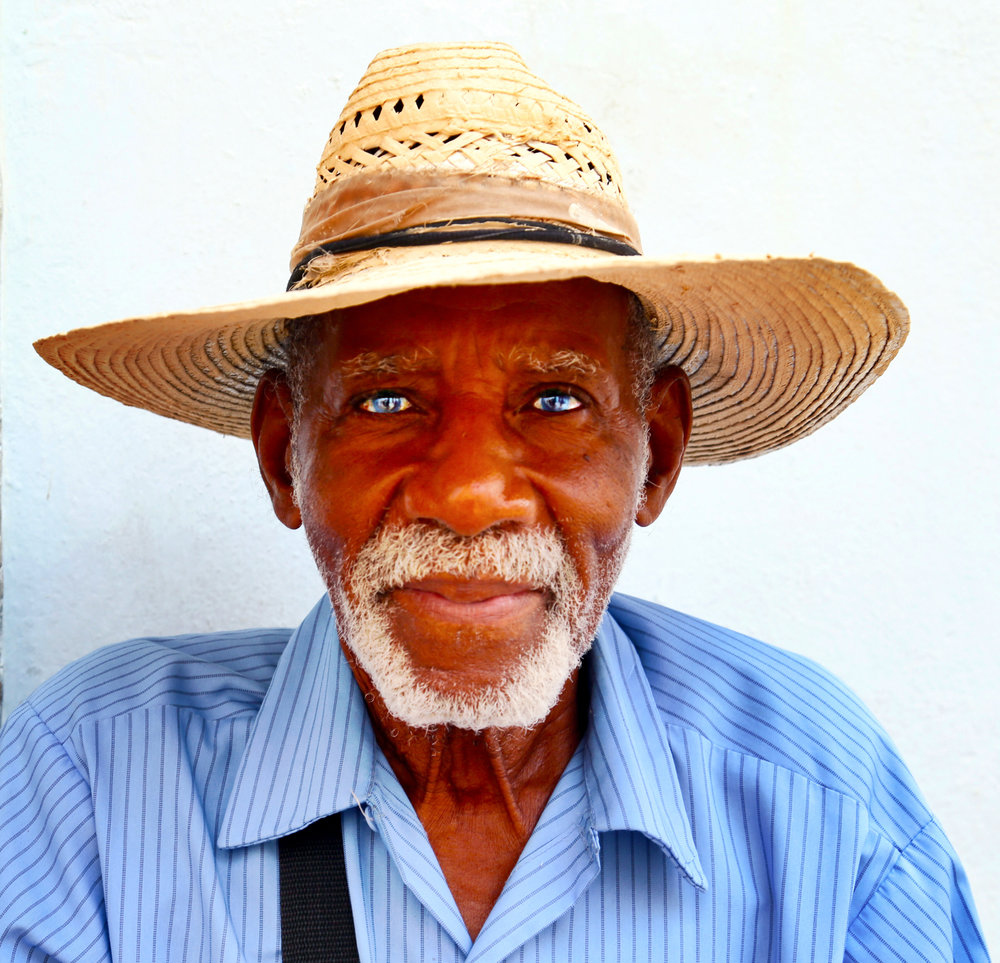 Blue Eyed Man, Havana, Cuba 2015 (People 6) — David Capes Photography