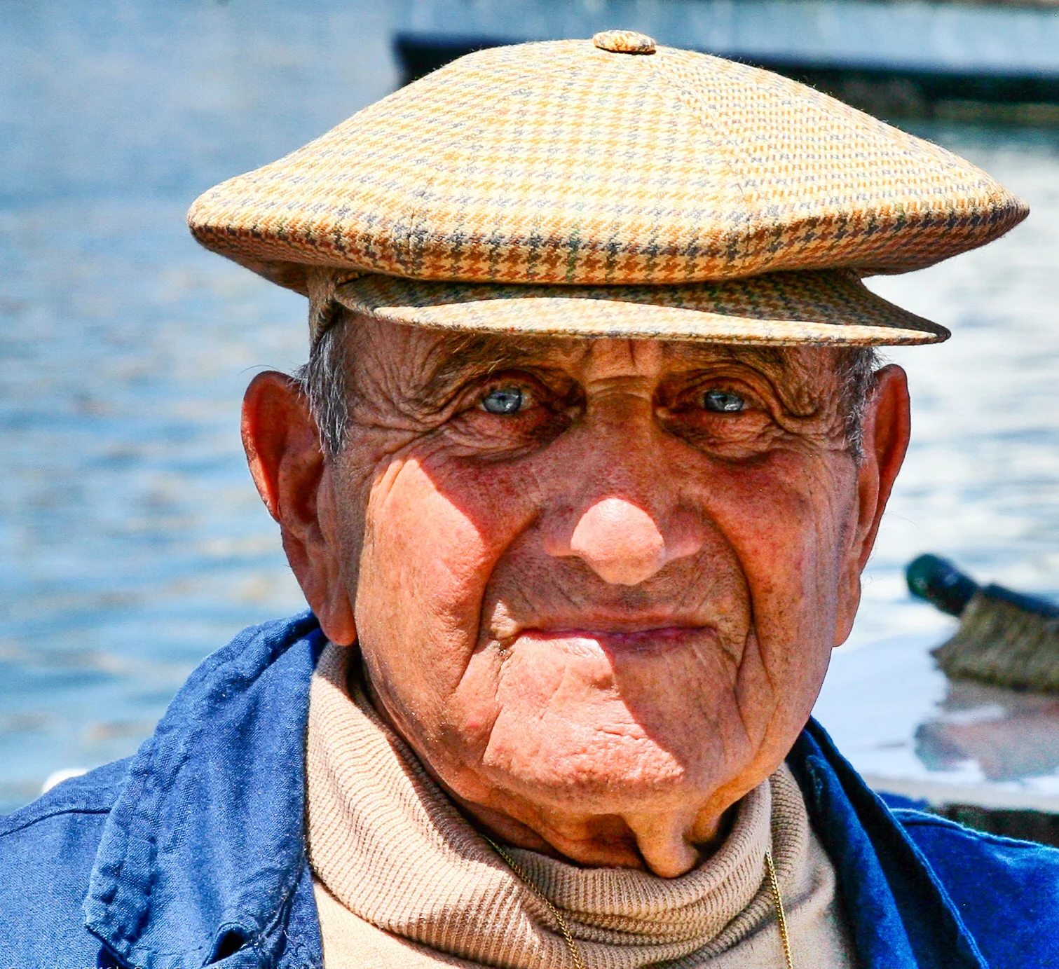 French Fish Monger, Harbor, Marseilles, France 2009 (People 7)