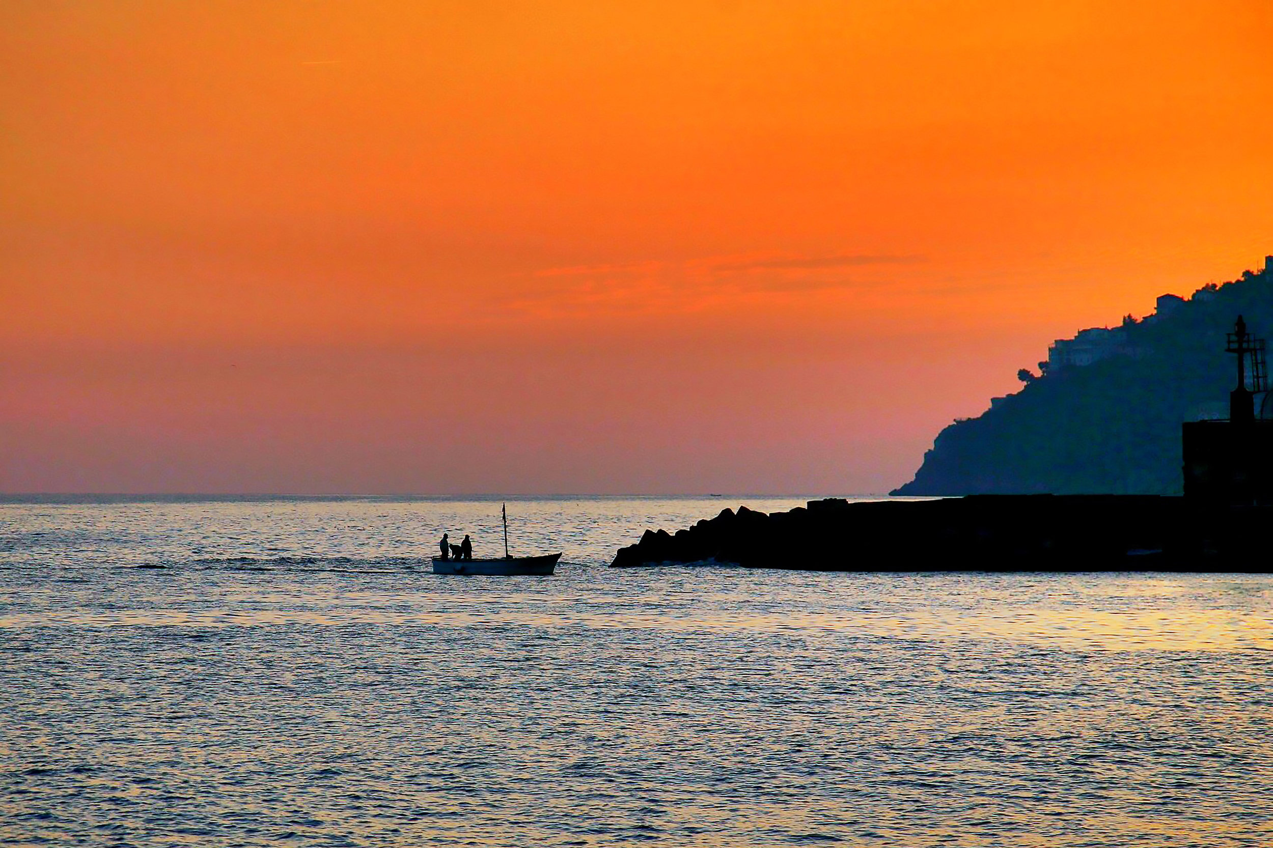 Fishermen Returning Bay of Naples, Naples, Italy 2007 (Special Places 20)