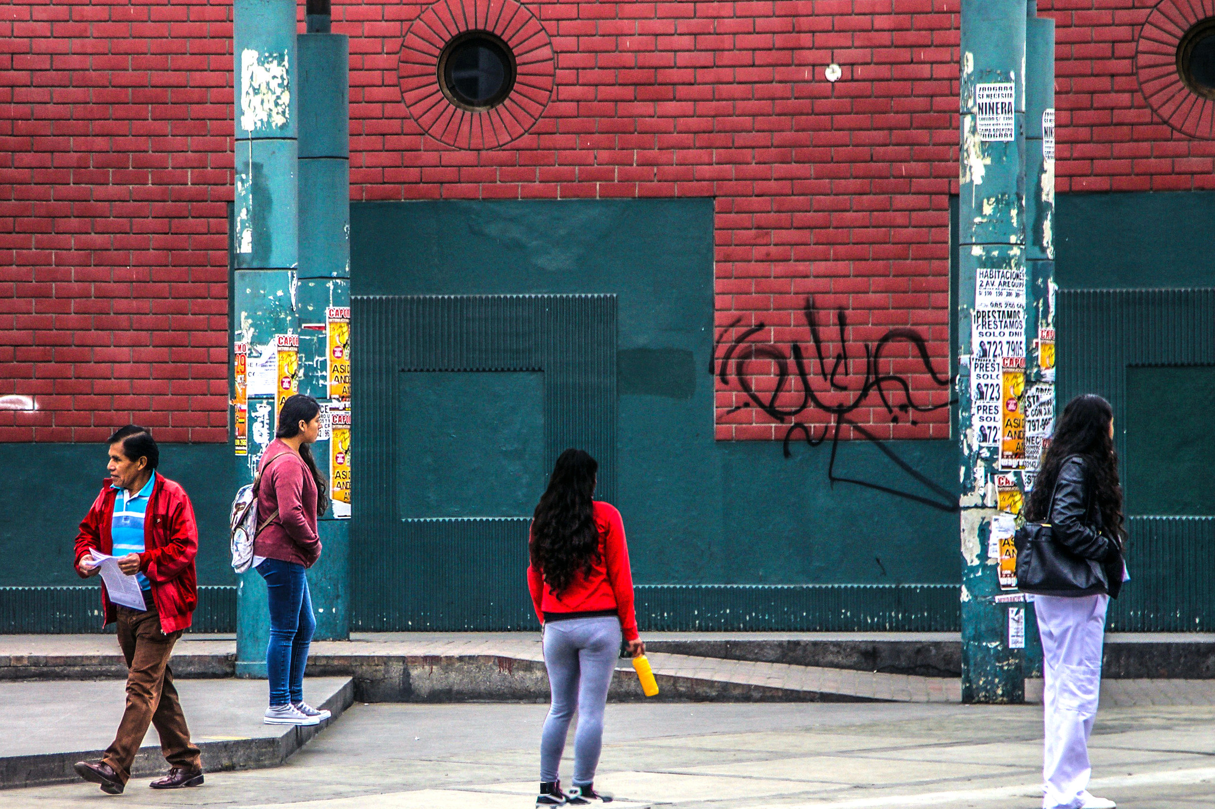 Peruvians, Lima, Peru 2015 (Street Life 8)