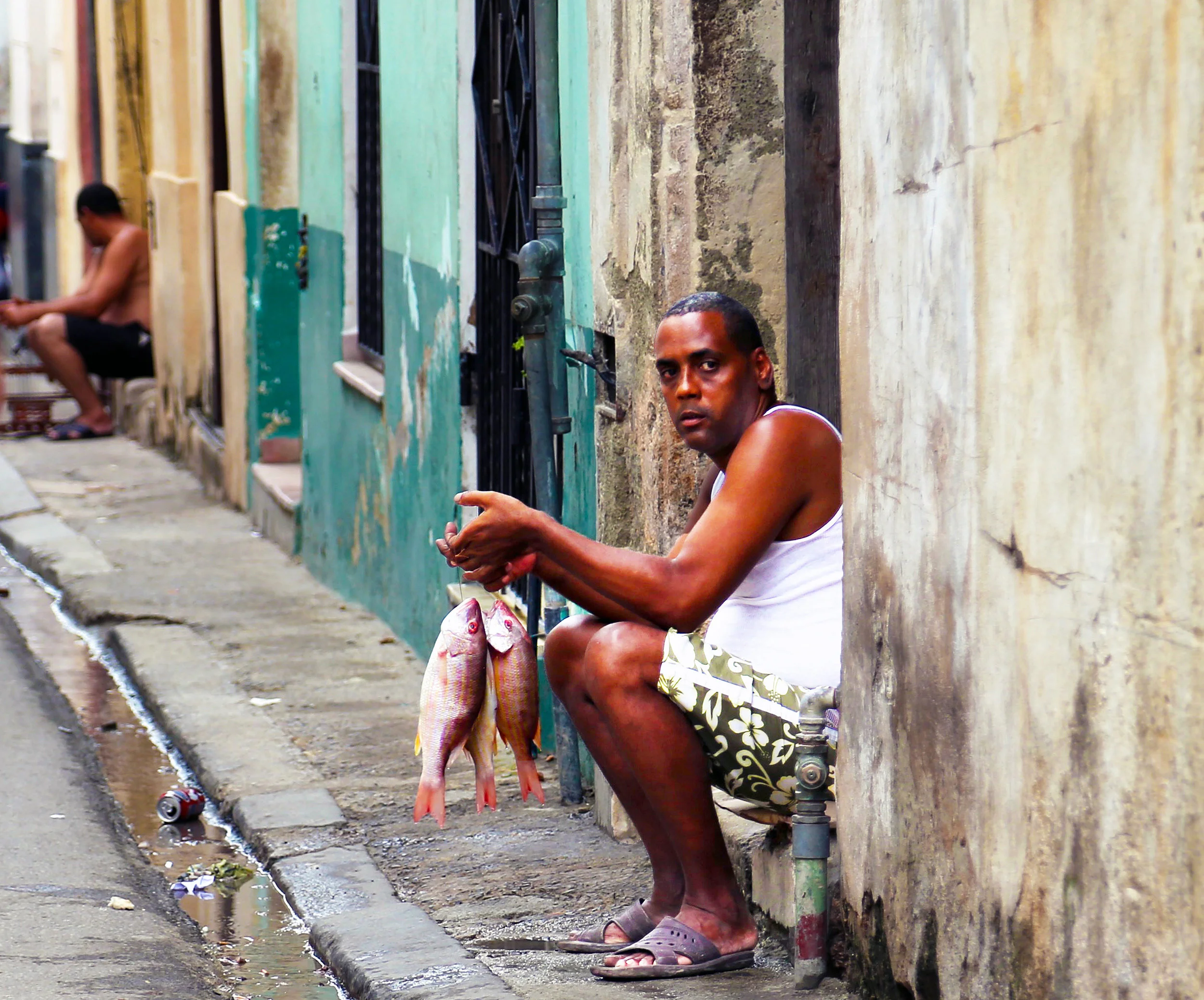Fish Monger, Havana, Cuba 2015 (Street Life 10)