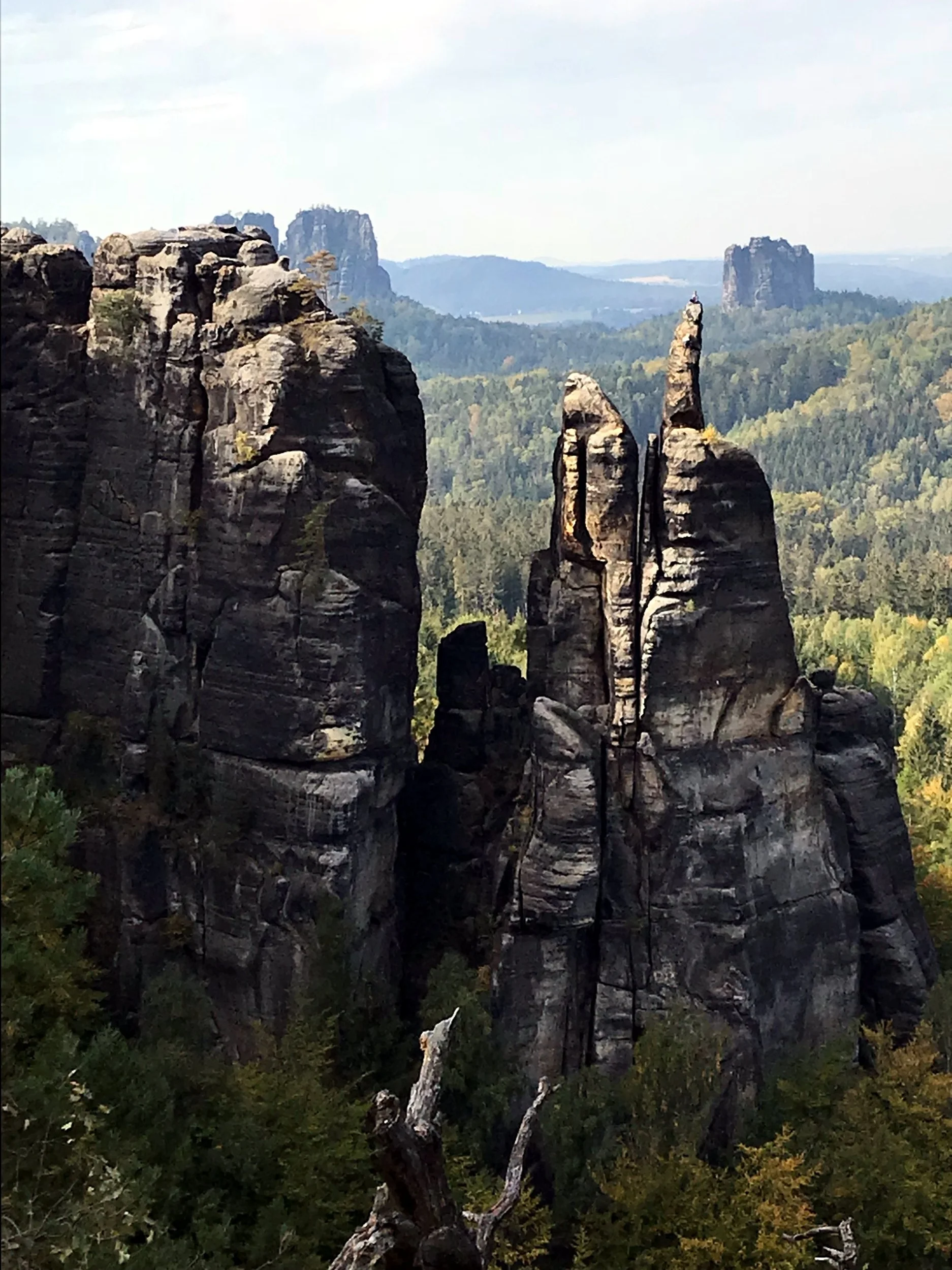Klettern im Elbsandstein