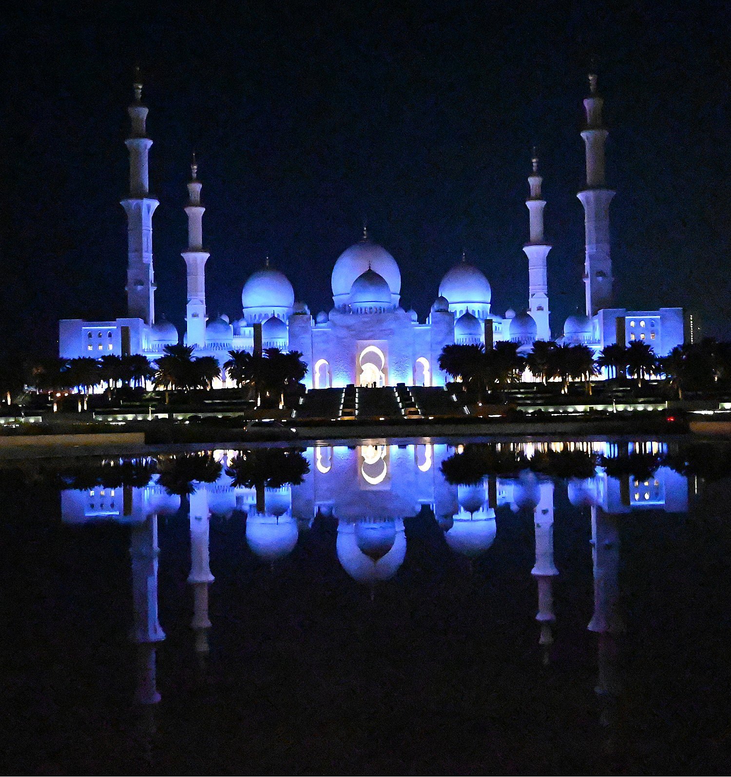 Abends in Abu Dhabi