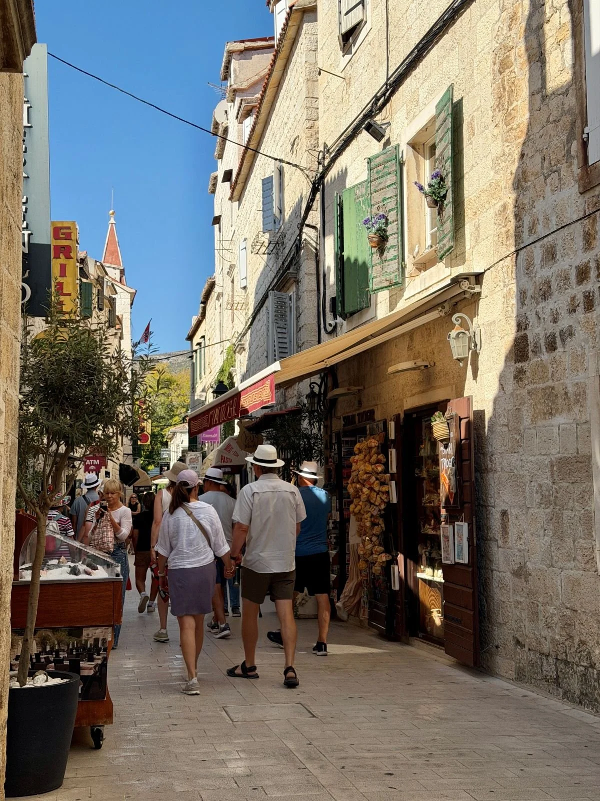 Gasse in Togir, Split Urlaubsbericht