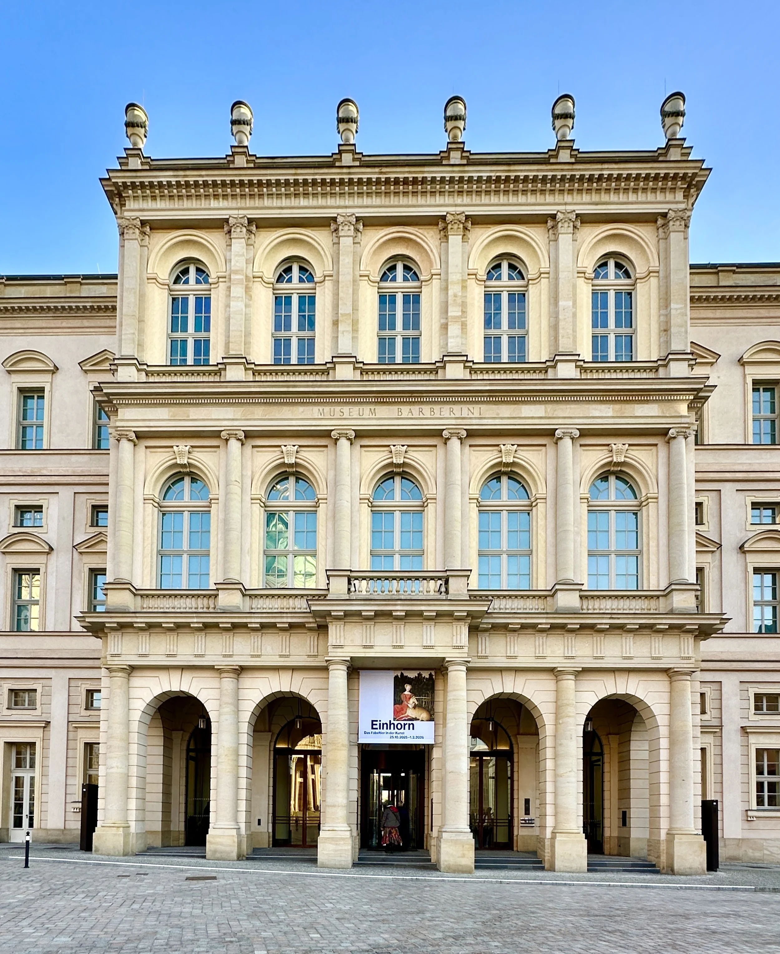 Einhorn. Das Fabeltier in der Kunst, Museum Barberini von außen