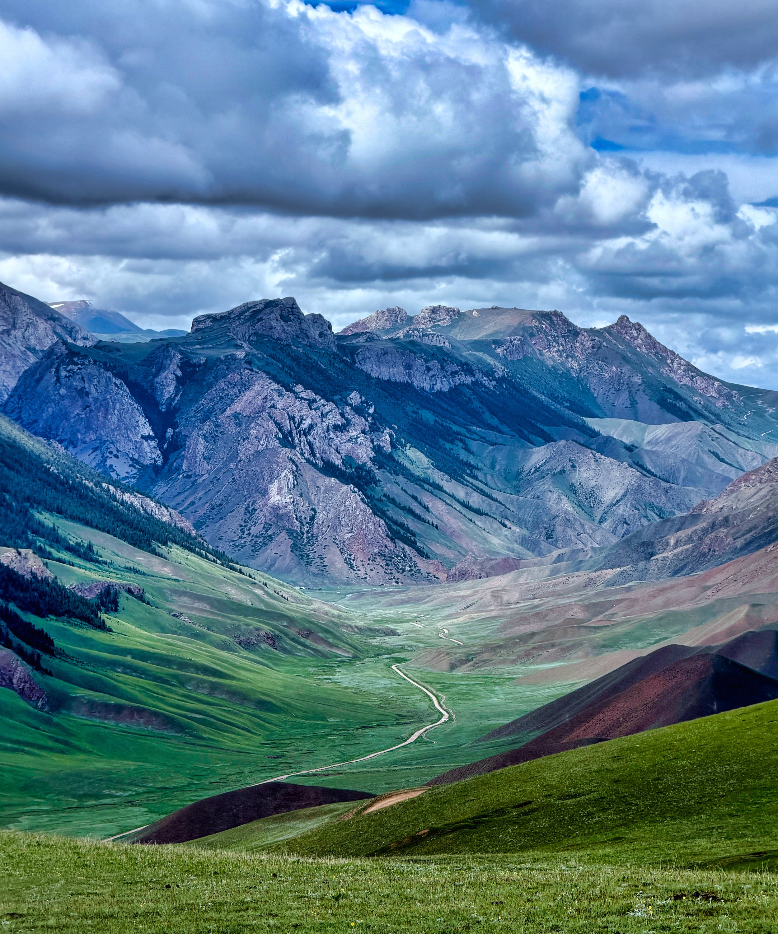 Kirgistan Reisebericht, Blick auf das Tian-Shan Gebirge