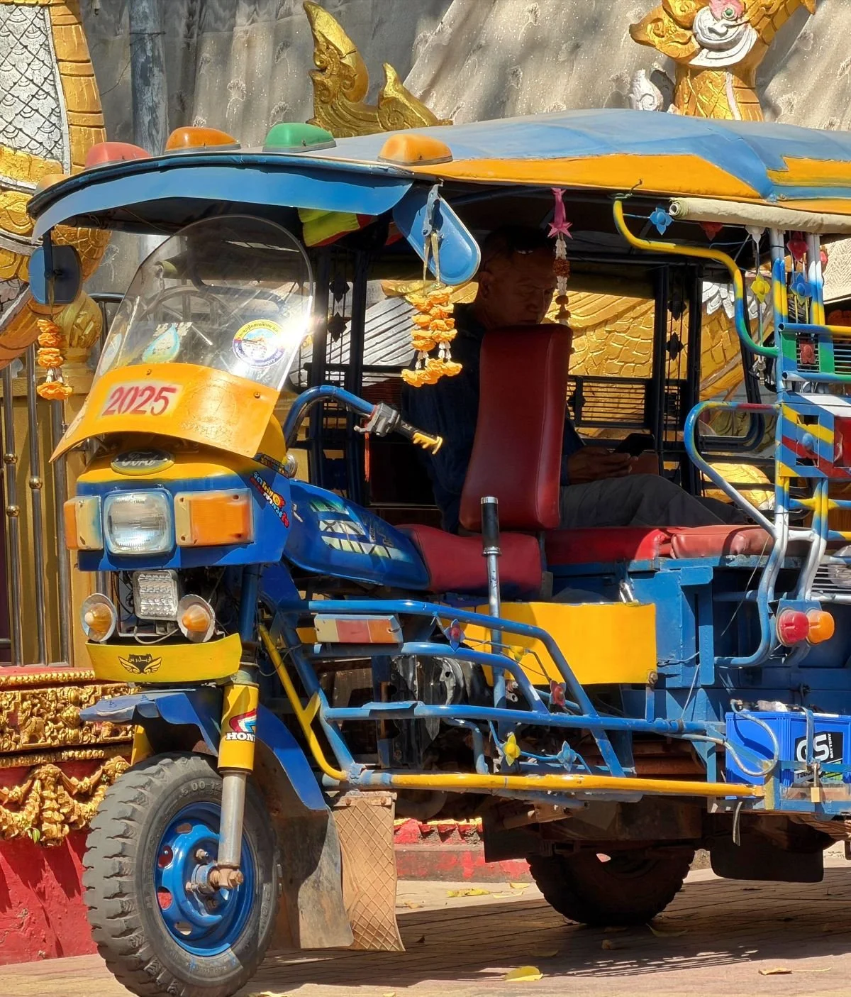 Laos - Rundreise auf eigene Faust - Tuk-Tuk in Vientiane