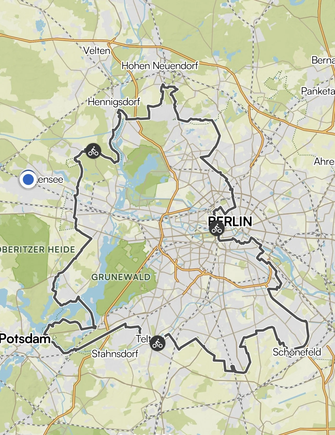 Maplibre | © komoot | Map data © OpenStreetMap Contributors