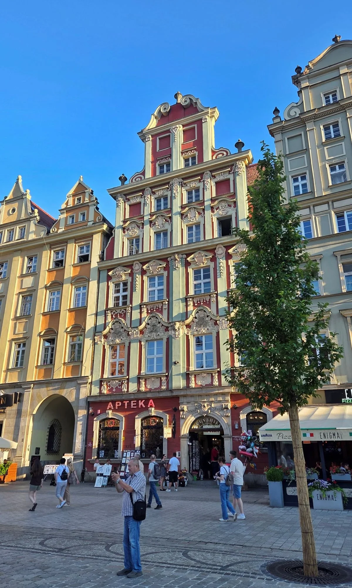 Bunte Hausfassaden in der Altstadt von Breslau - Polen Reieblog