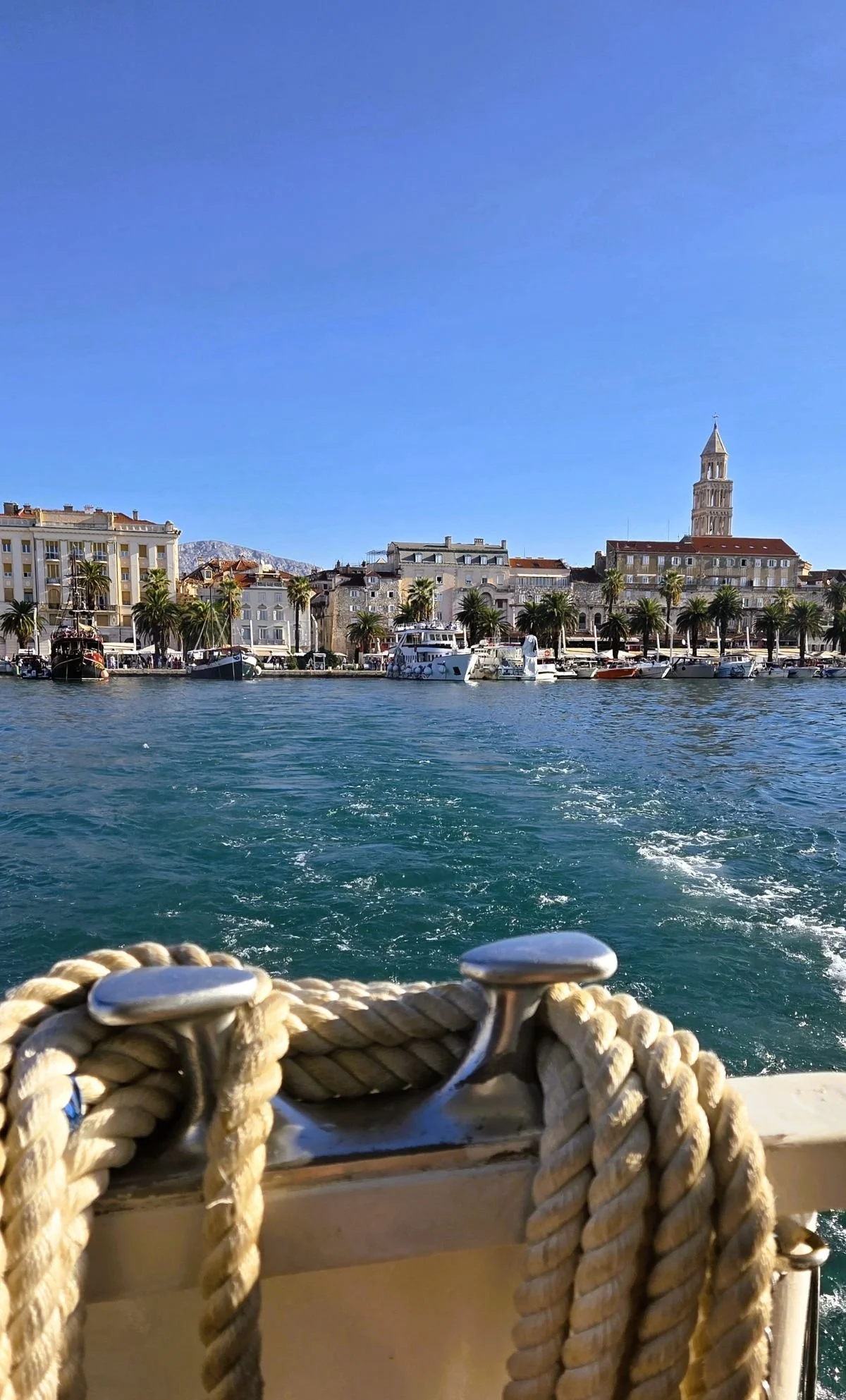 Reiseblog Split, Boots-Abfahrt in Split