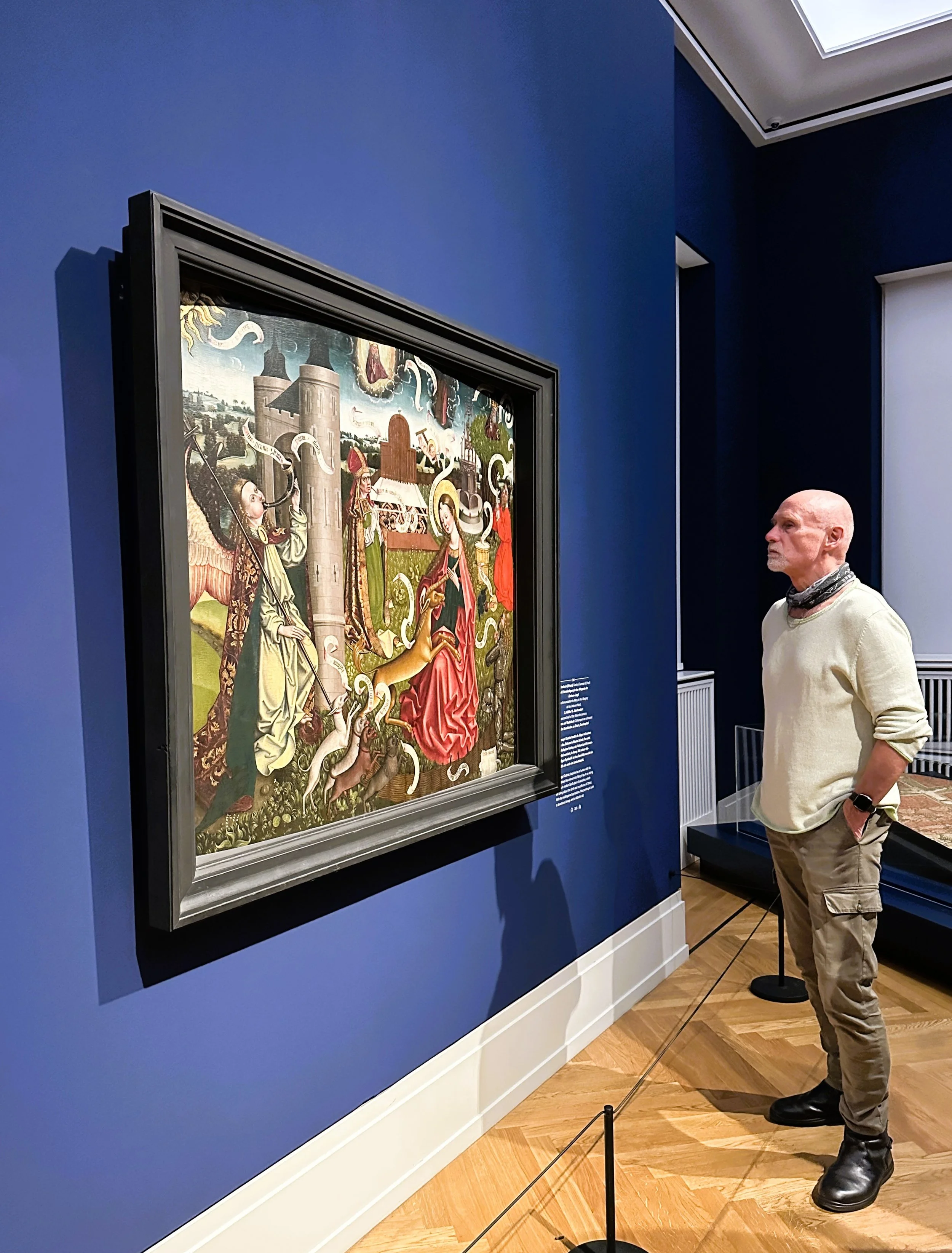 Einhorn. Das Fabeltier in der Kunst, Darstellung der Verkündigung an Maria durch den Erzengel Gabriel