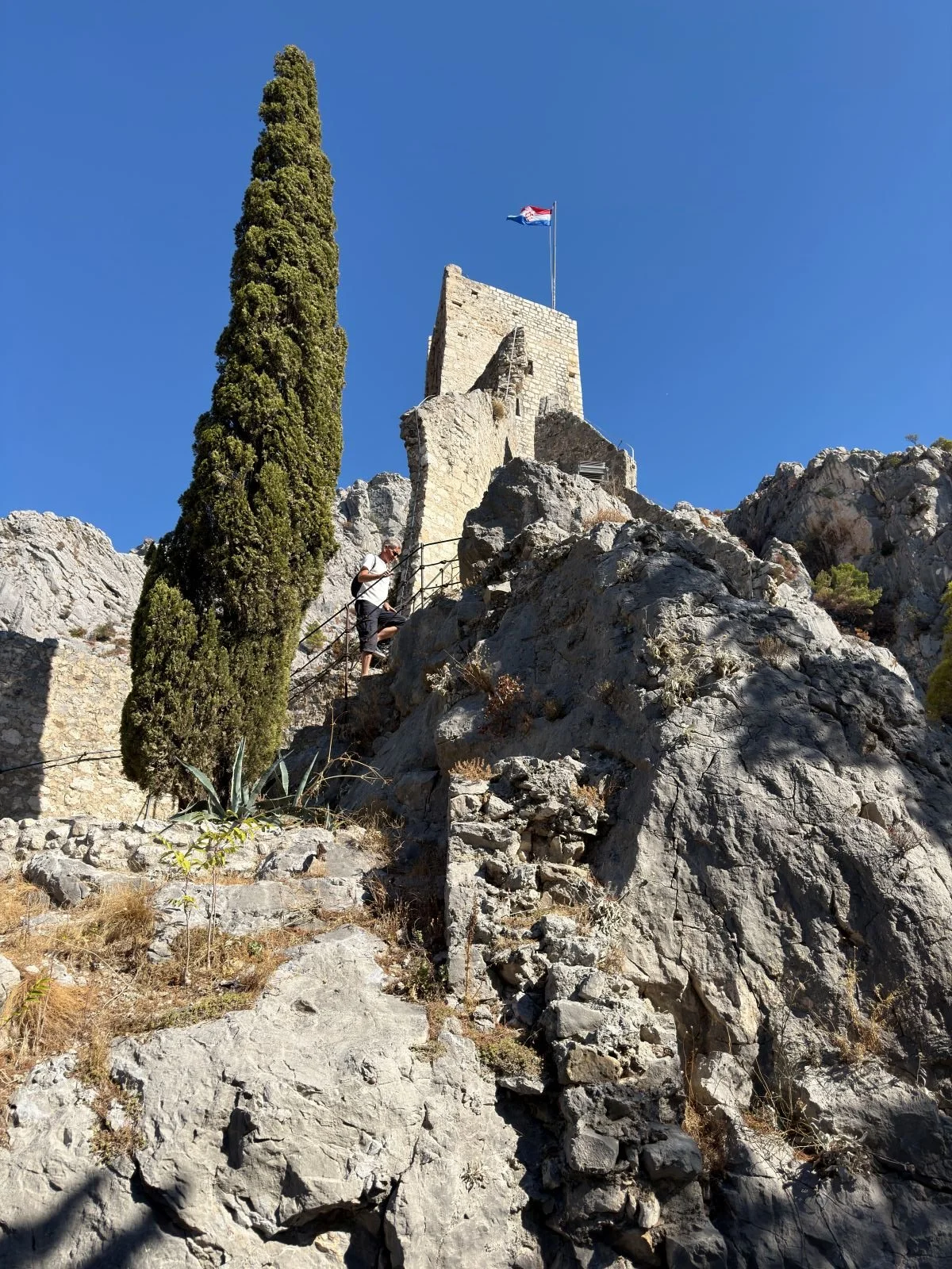 Burg bei Omis, Reisebericht Split