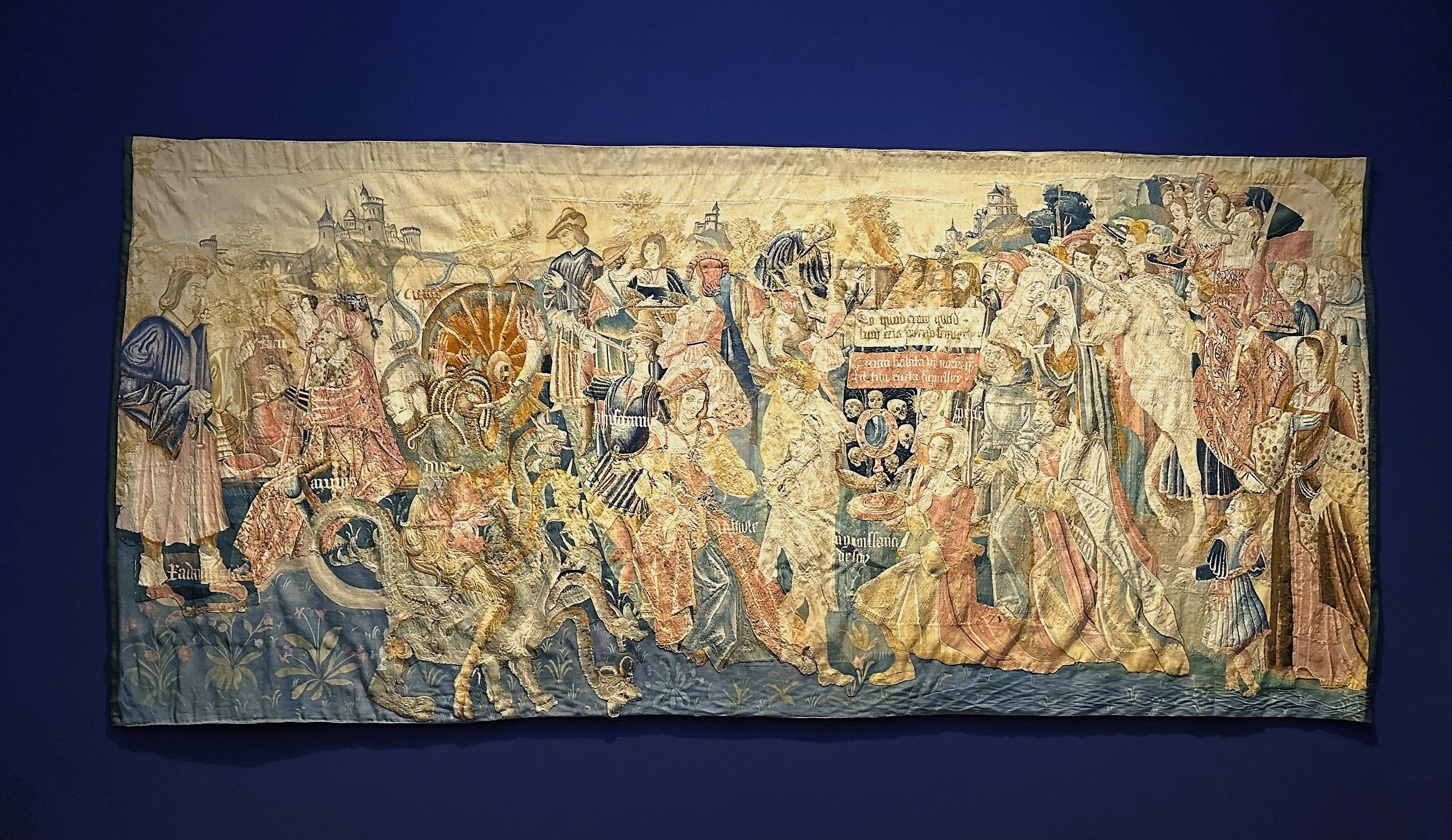 Einhorn. Das Fabeltier in der Kunst, Wandteppich "Jagd nach dem Einhorn"