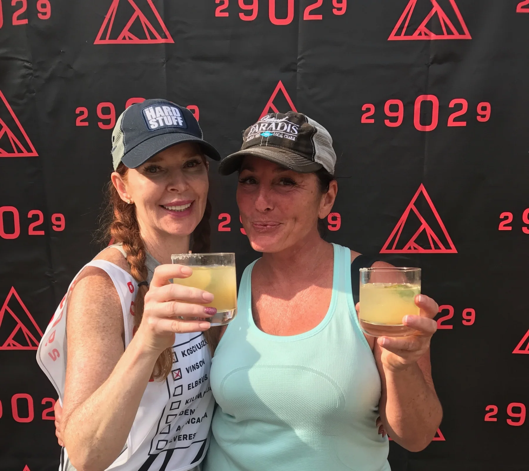 A celebratory cocktail with Linda to toast an amazing experience!
