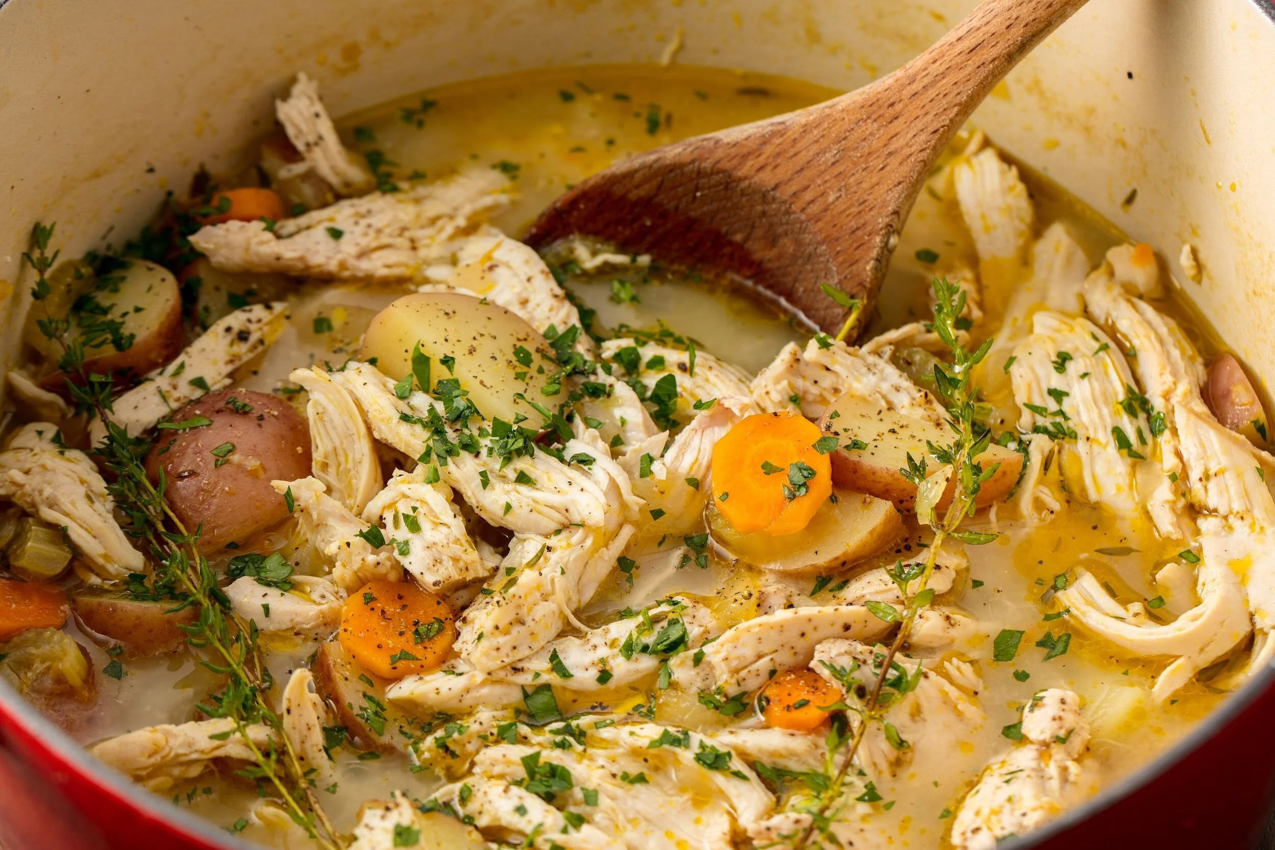 RECIPE: Chicken and Winter Vegetables with White Wine