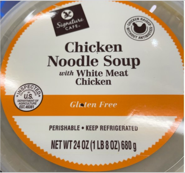 FSIS Issues Public Health Alert for Chicken Soup Product Due to Misbranding The Vons Companies, Inc.