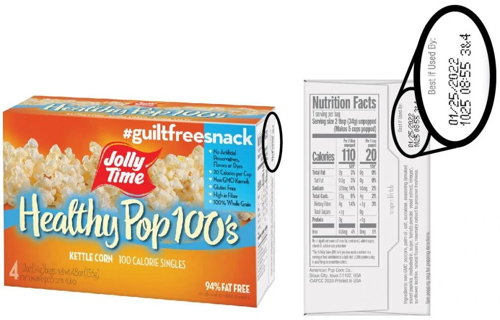 JOLLY TIME® Pop Corn Issues Allergy Alert on Undeclared Milk in Healthy Pop® Kettle Corn 100’s (4 count)