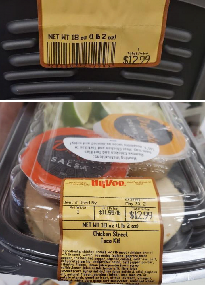Hy-Vee Issues Allergy Alert on Undeclared Egg in Chicken Street Taco Kit Due to Reser’s Fine Foods Recall