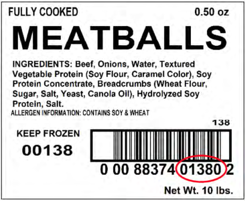 King's Command Foods, LLC. Recalls Meat and Poultry Meatballs and Pork Pattie Products Due to Misbranding and Undeclared Allergens
