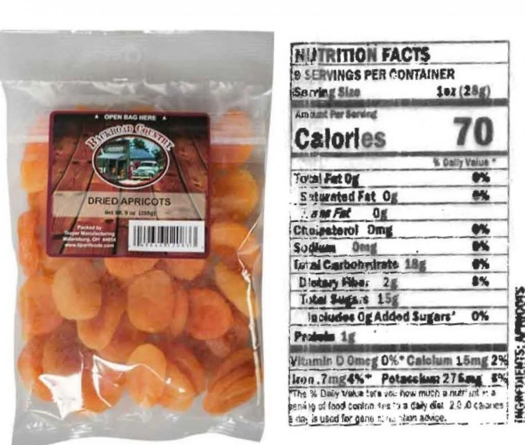 Lipari Foods is Recalling Dried Apricots Because They May Contain Undeclared Sulfites
