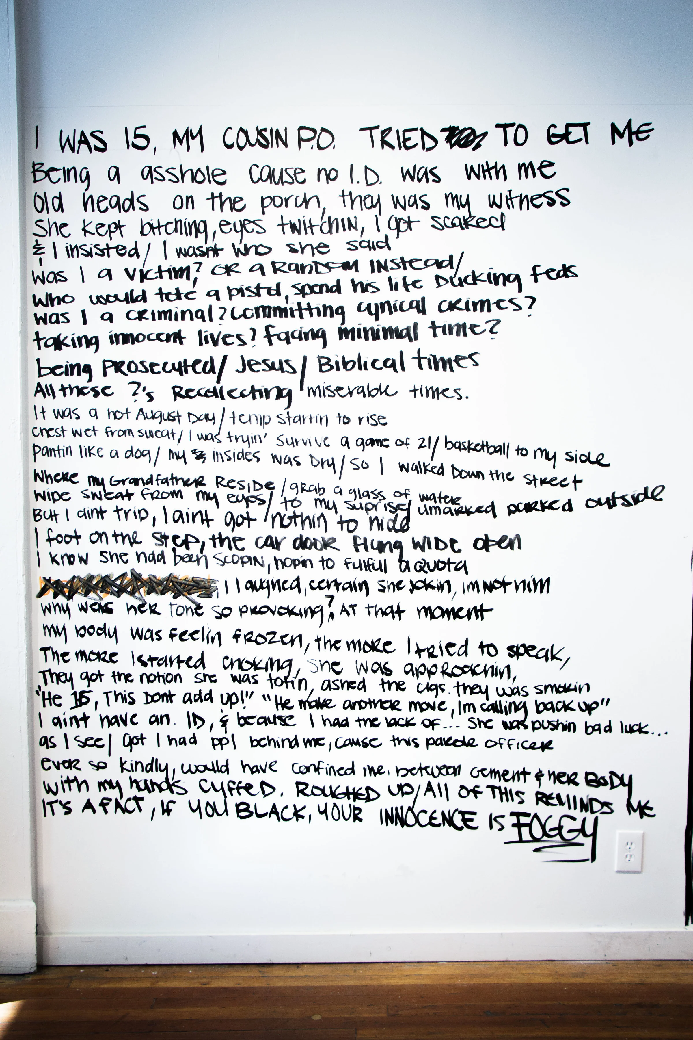 Writings On The Wall - No ID