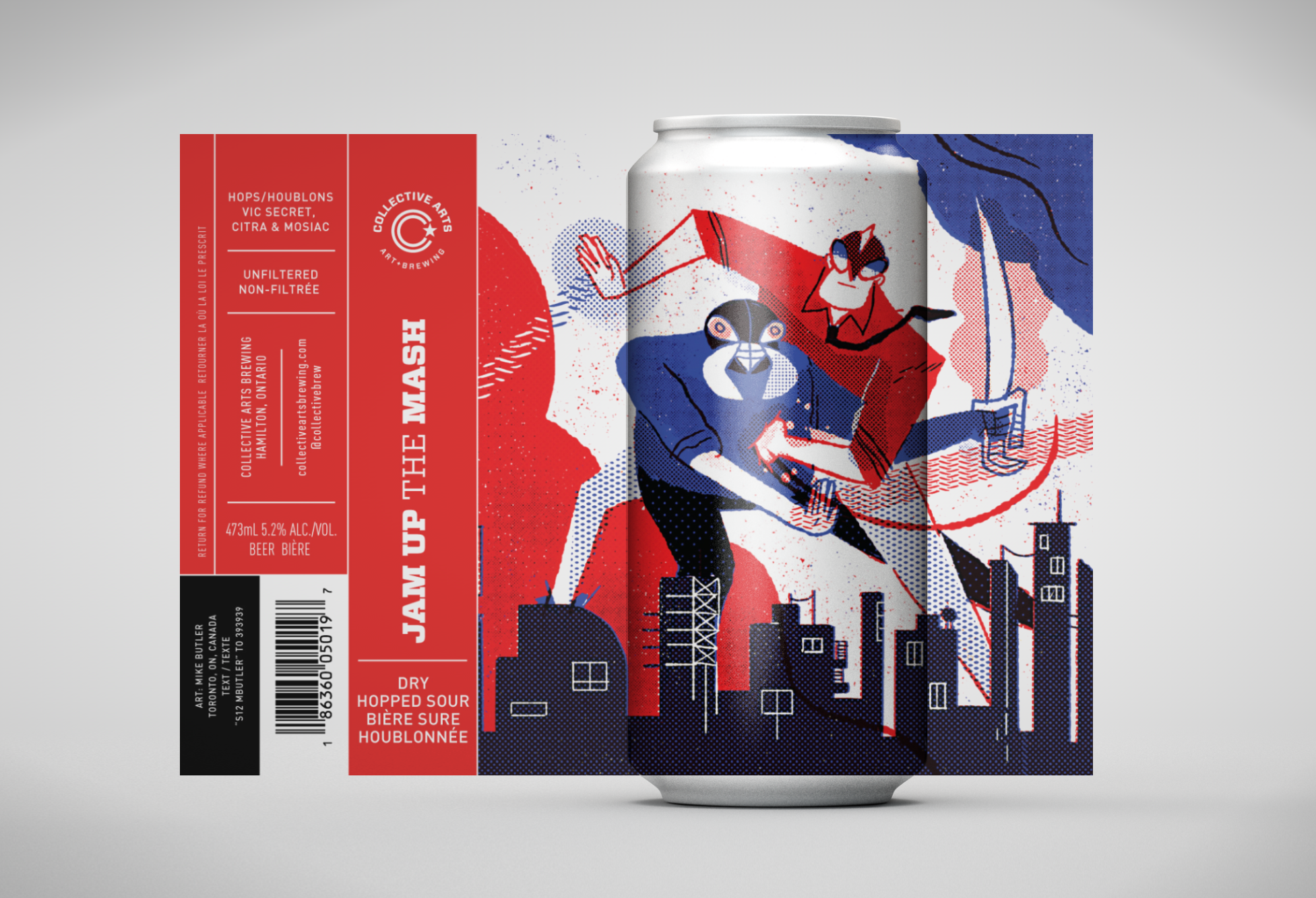  Can design for Collective Arts Brewery. 
