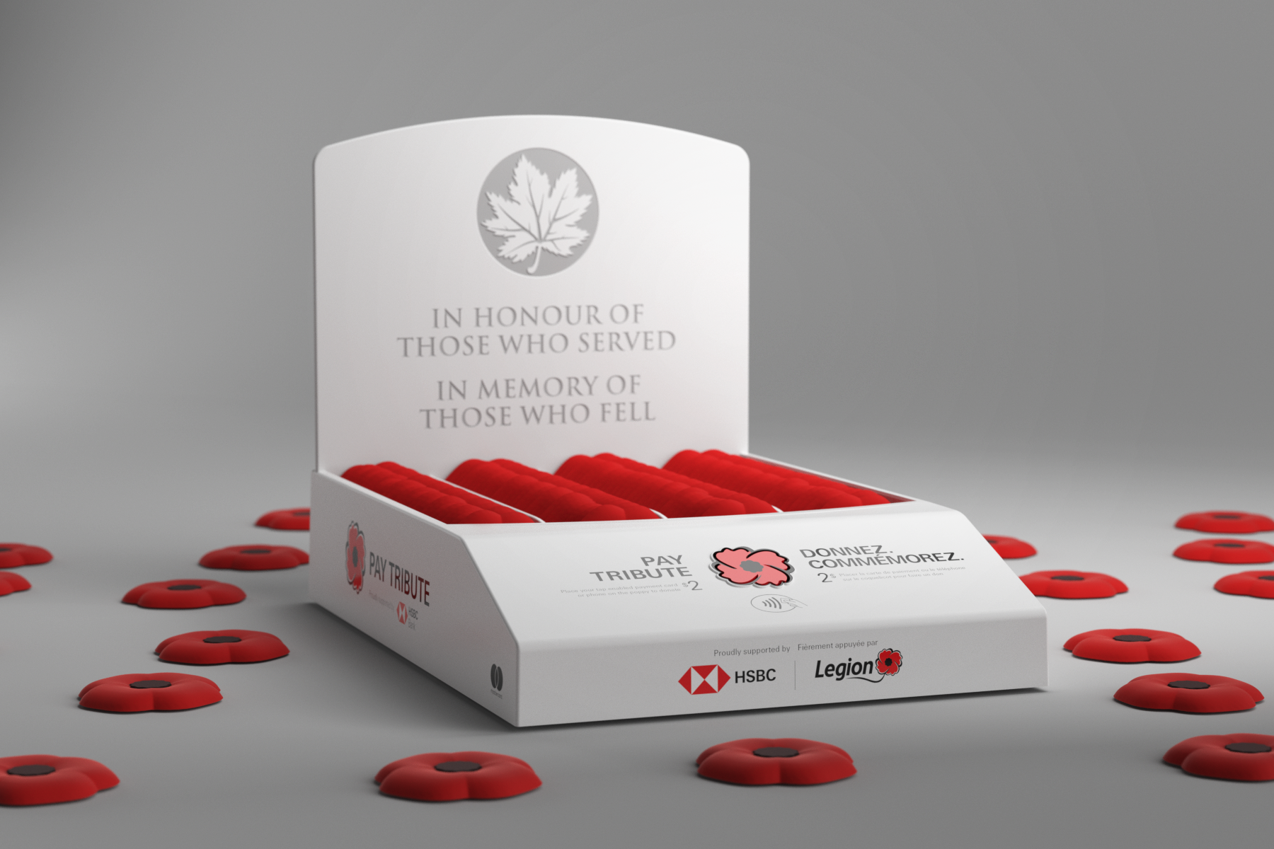  HSBC partnered with the Legion to create a safe, contactless way to pay tribute on Remembrance Day. 