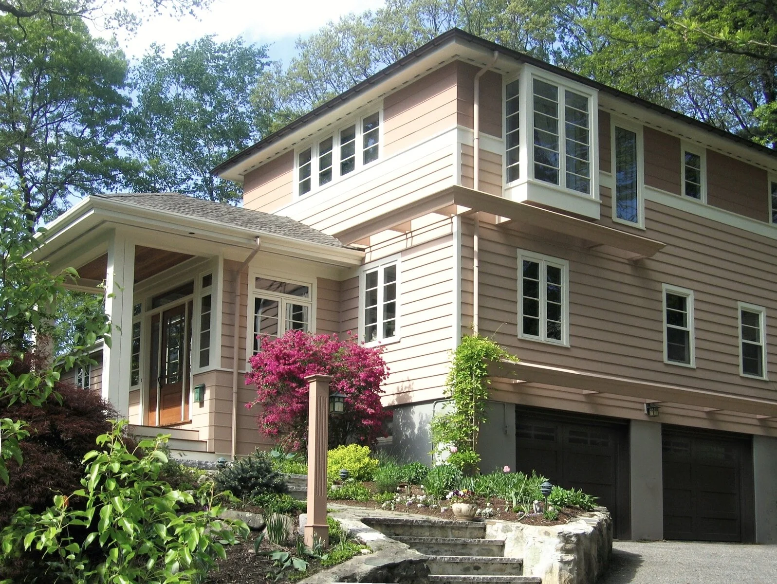 front from driveway
