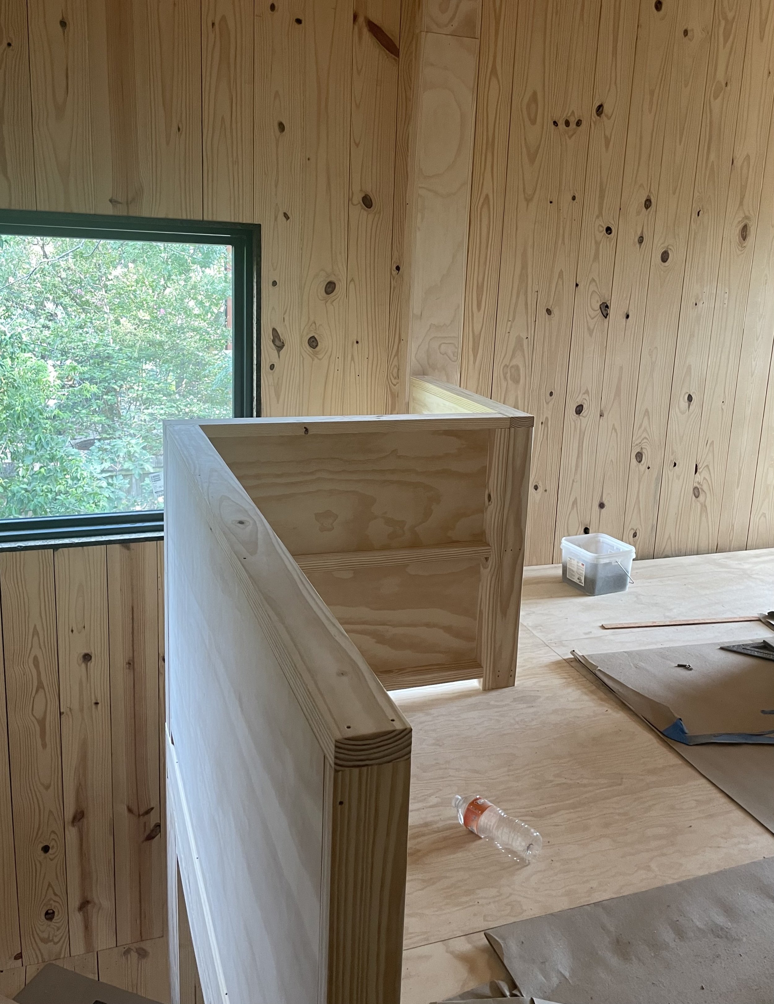 Cross Cabin 1, cross-laminated timber, cork, wood fiber insulation, completed 2025
