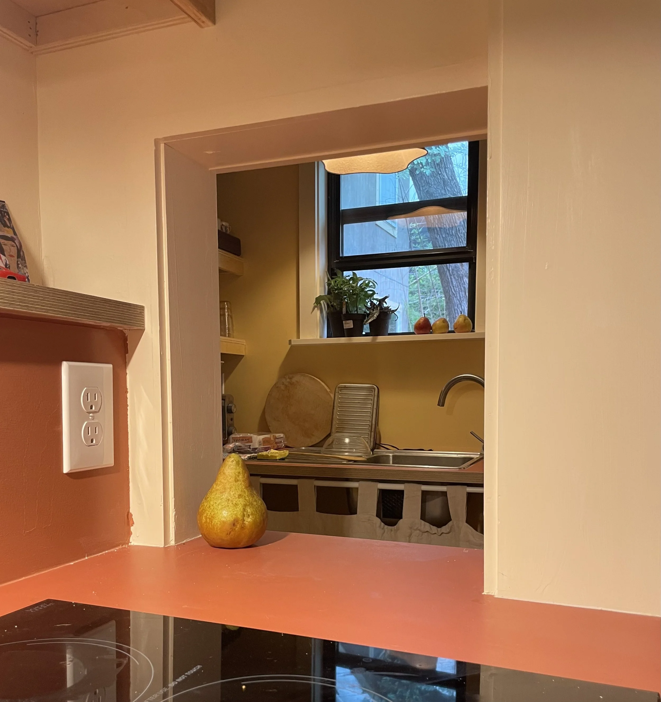 Interior remodel, kitchen detail, 2025