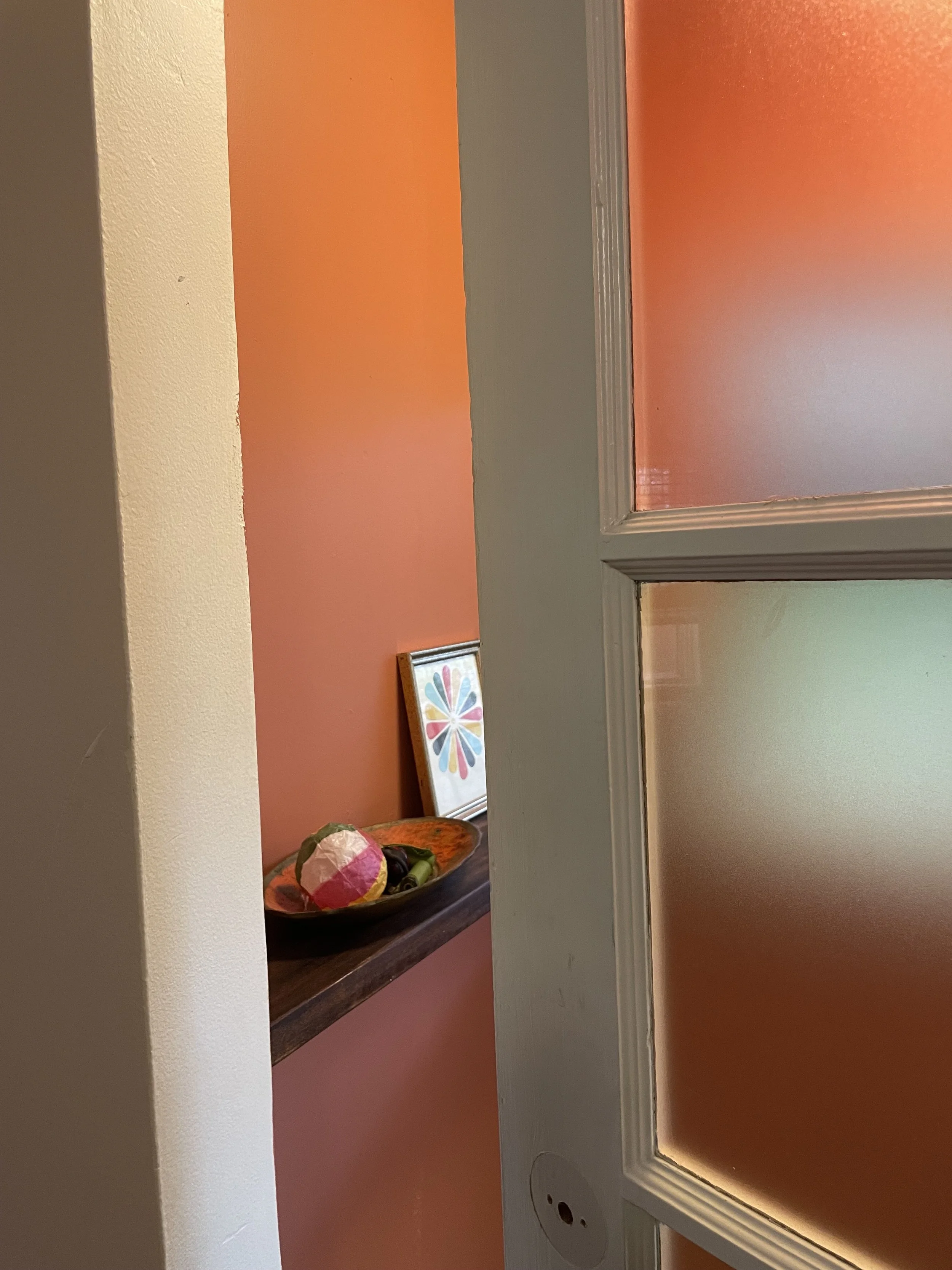 Interior remodel, door detail, 2025