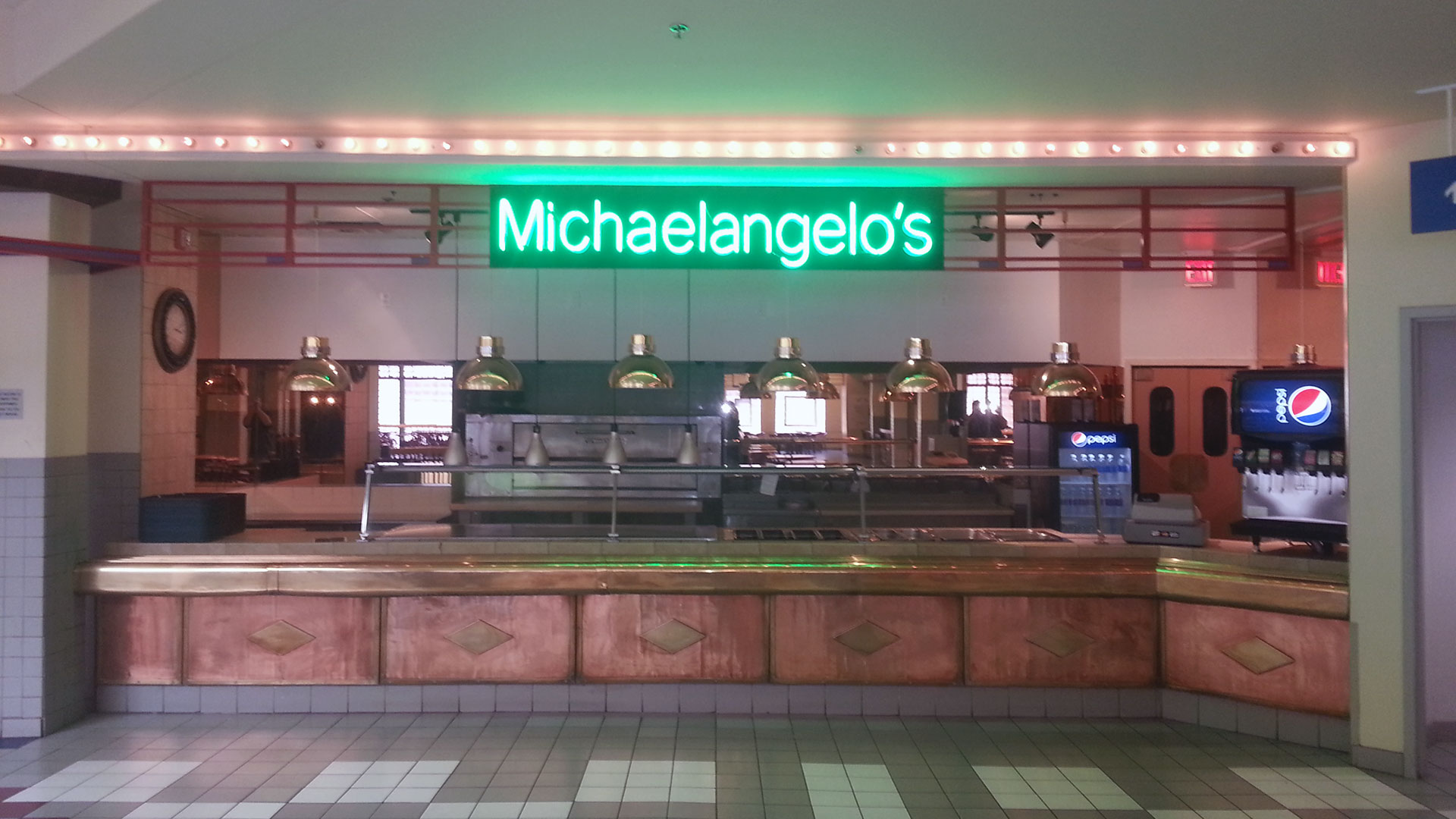 Michaelangelo's Neon Sign