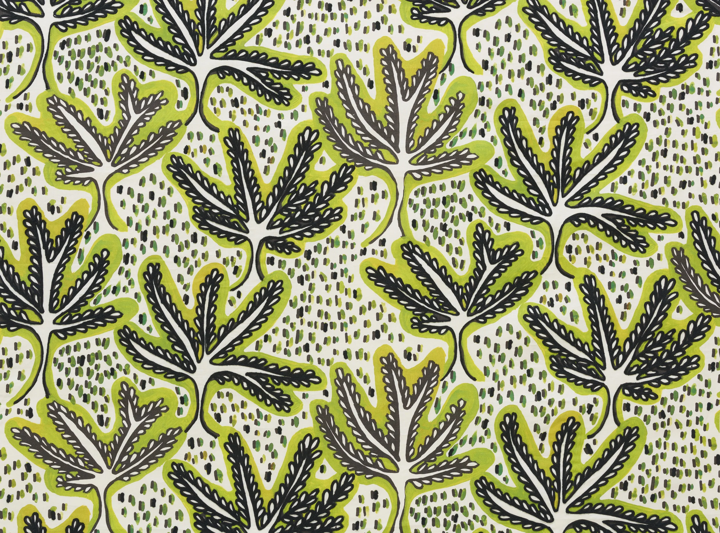 MAISON ALMA X PIERRE FREY BONSAI LUXURY INTERIOR DESIGNER FABRIC LA MAISON PIERRE FREY EMBROIDERY WALLPAPER