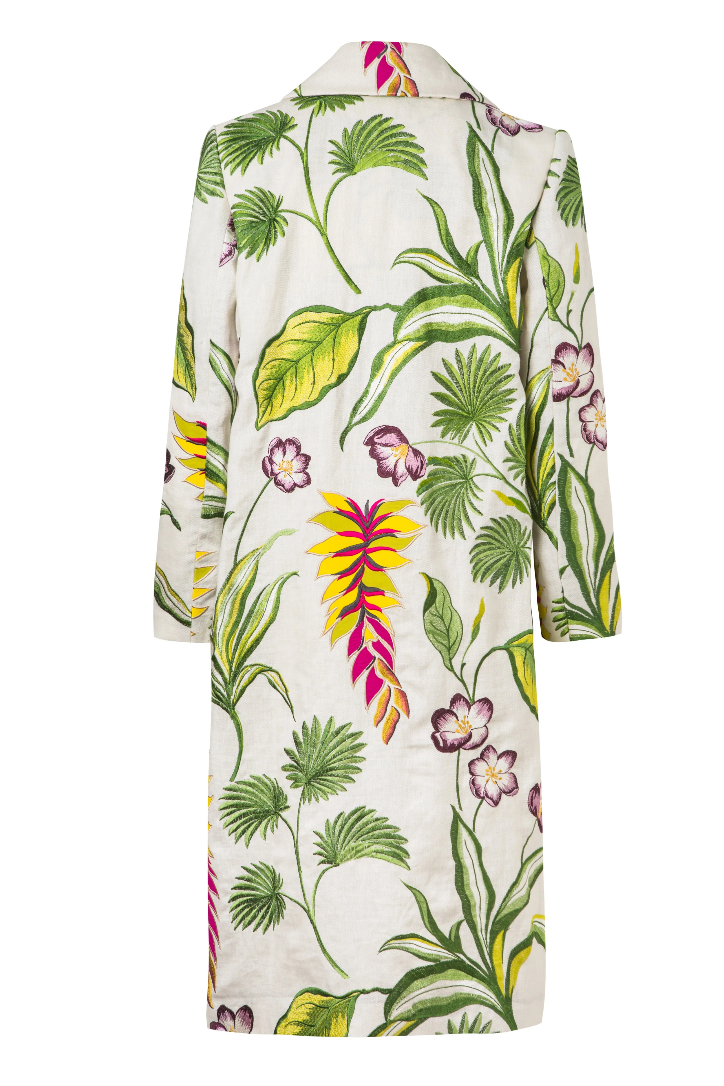 BIENVENIDO TRENCH COAT MAISON ALMA X PIERRE FREY LA BOTANICA COLLECTION