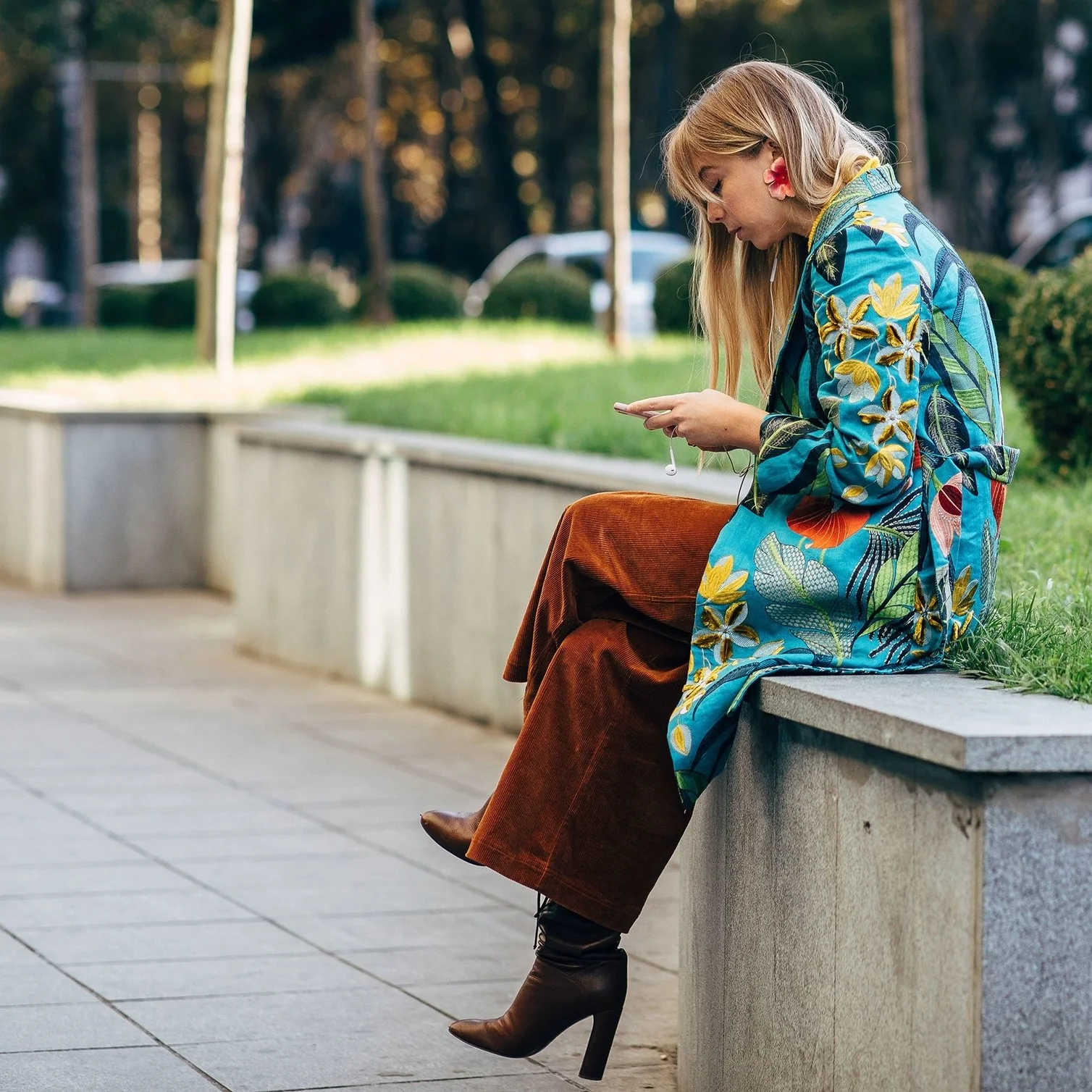 CHLOE KING - Rio Kimono Short #socialmediamogul #almagirl #girlboss @ Tbilsi Fashion Week