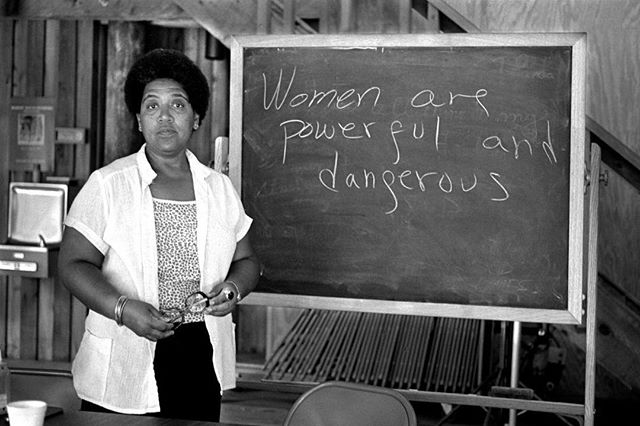 Happy Birthday to Audre Lorde. &quot;When I dare to be powerful, to use my strength in the service of my vision, then it becomes less and less important whether I am afraid.&quot; #audrelorde #happybirthday #womenwhodare #strongwomen #blackwomenrock 
