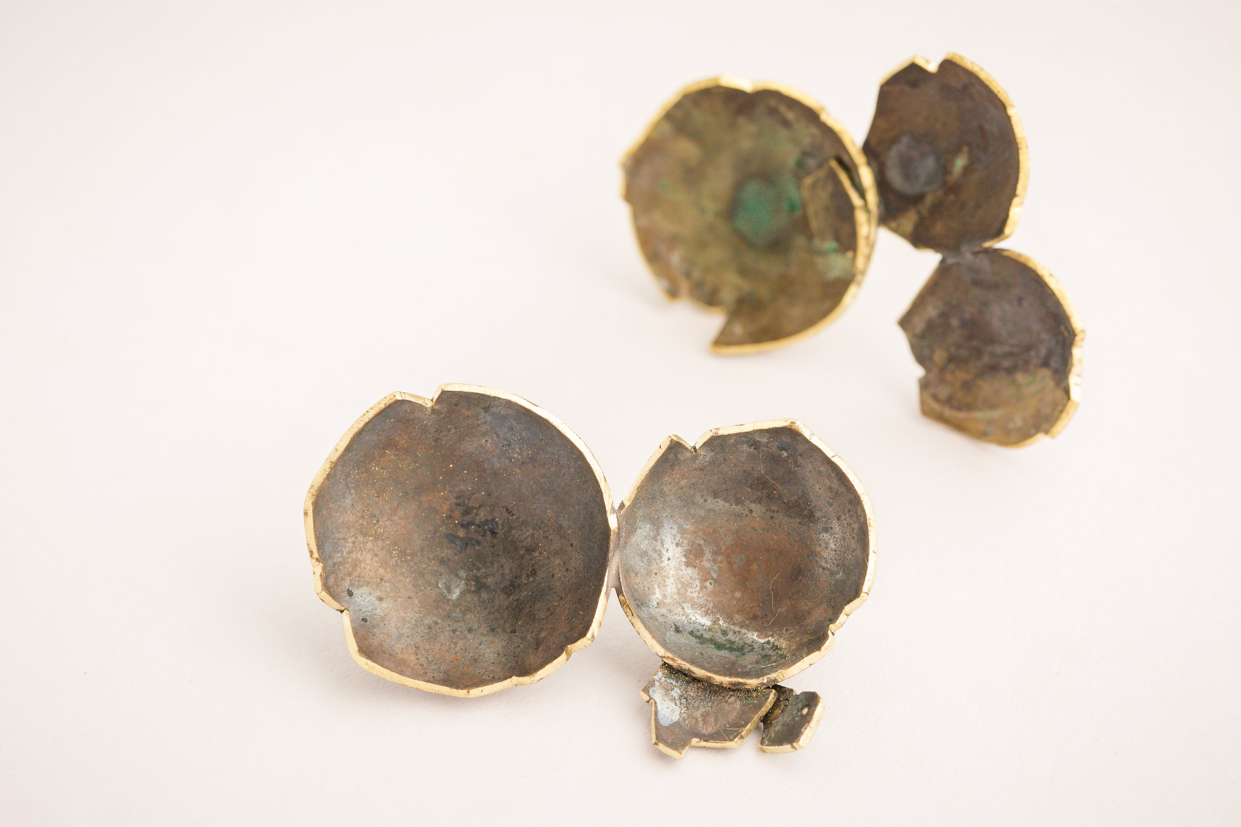 Shell ring and brooch