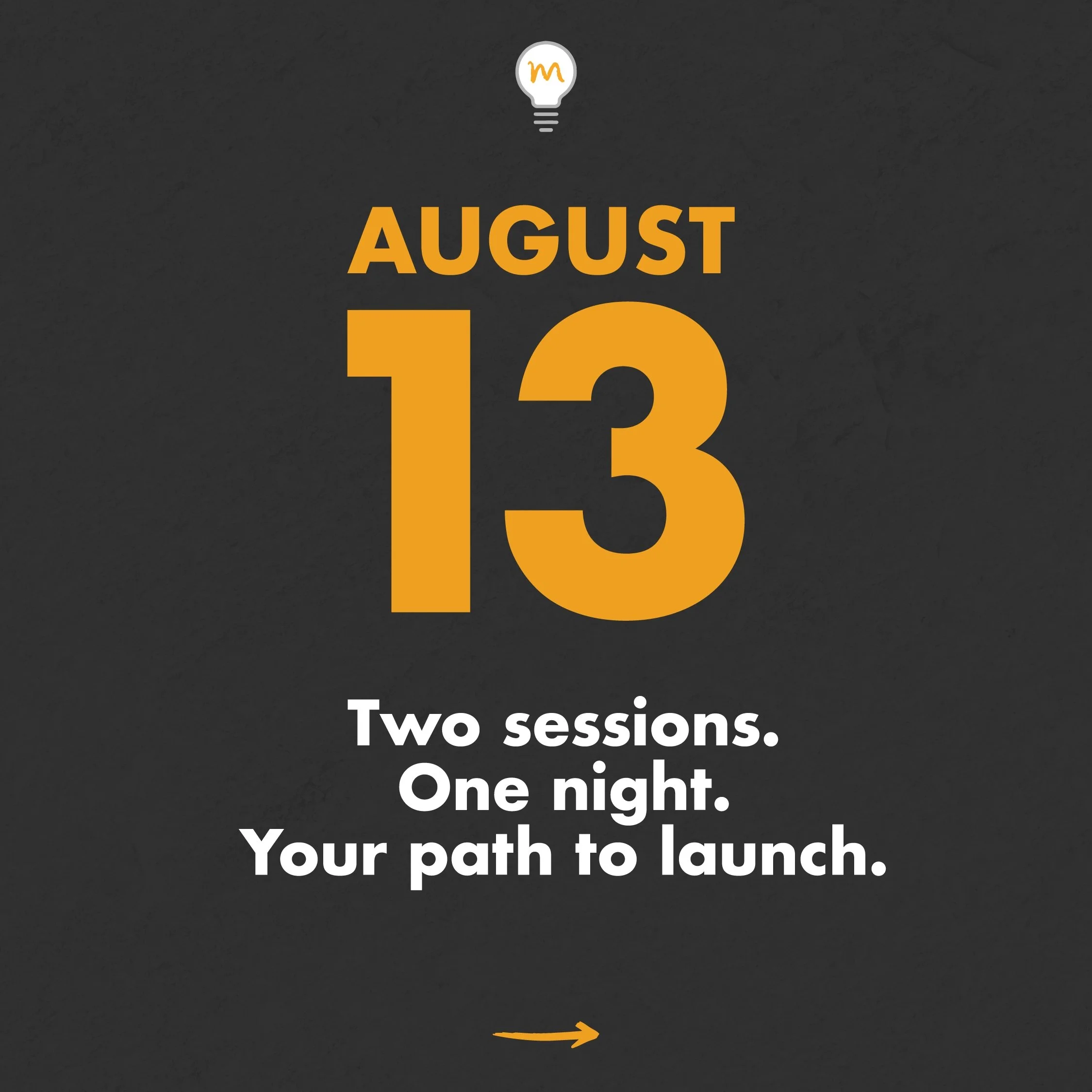 August 13.
Two live workshops.
One night.

The Founder Roadmap Live Workshops are here and they're built for founders who are done guessing.

LaunchPad at 5:30 PT : for founders ready to start.

Growth Accelerator at 7:00 PT : for founders ready to s