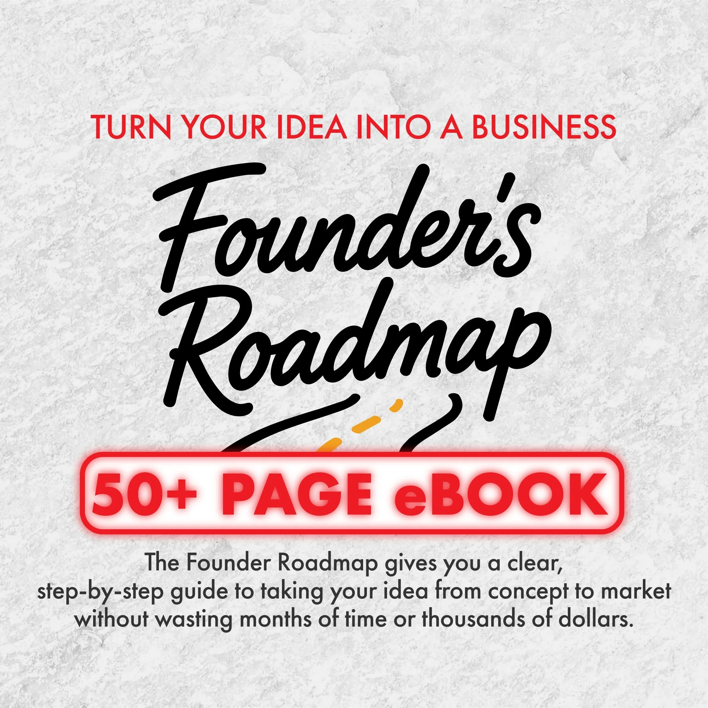 The Founder's Roadmap.

50+ pages. Every framework I use with founders, the exact process for taking an idea from concept to market without wasting months or thousands of dollars. Buy it here: https://www.moorejordandesign.com/store/the-founder-roadm
