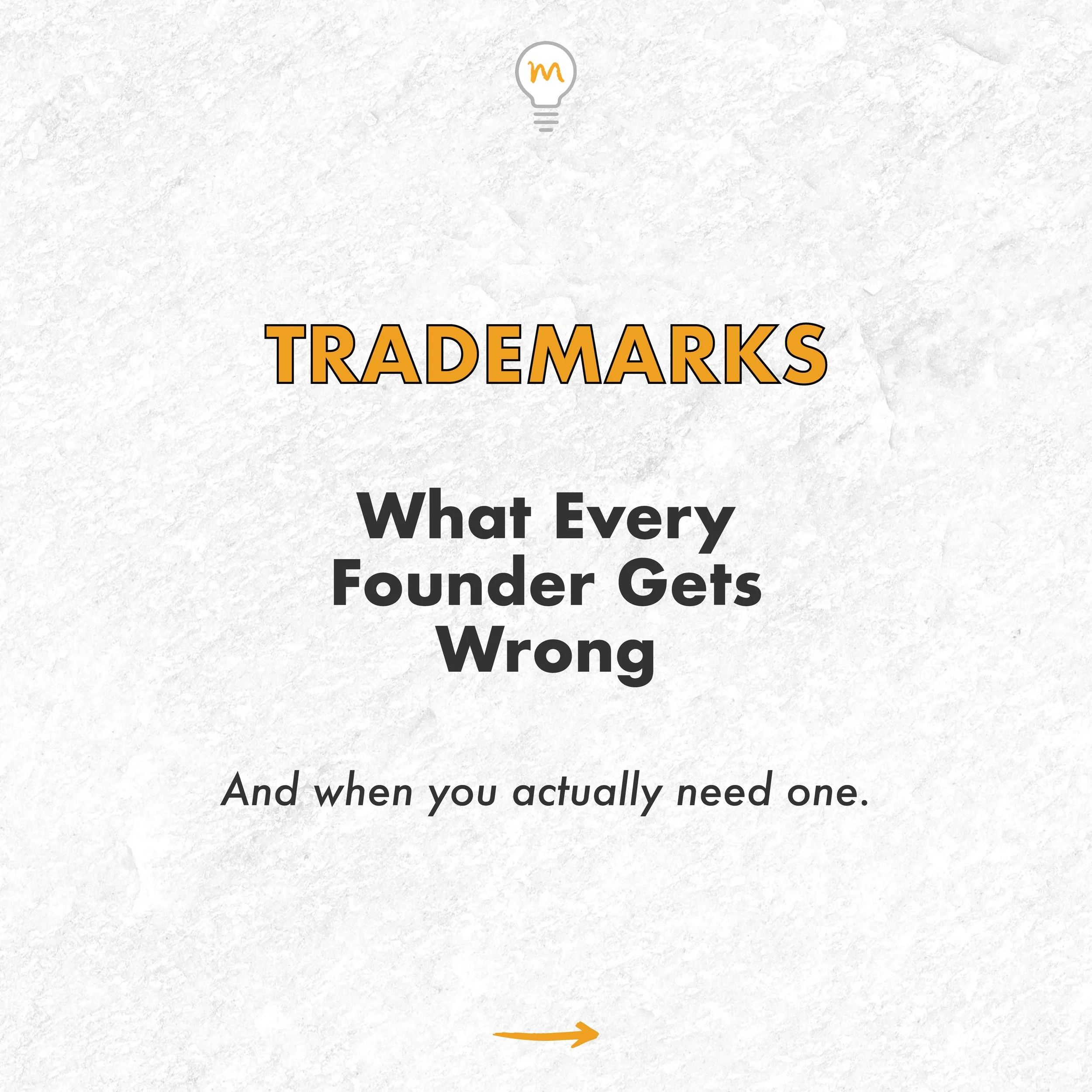 Trademarks are one of the most misunderstood parts of launching a product.

Founders either file way too early, before they've even validated the idea, or they never file at all and find out too late that their brand name was never actually protected