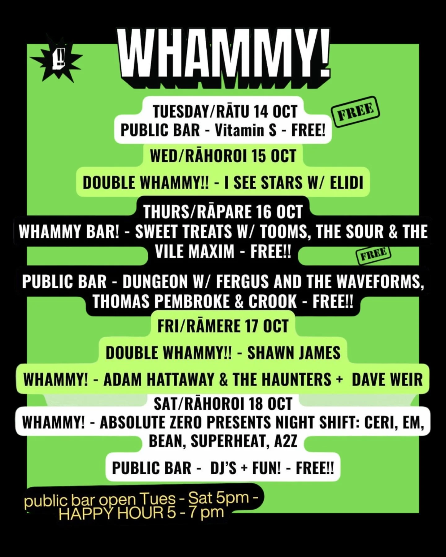 𝙄𝙣 𝙘𝙖𝙨𝙚 𝙮𝙤𝙪 𝙢𝙞𝙨𝙨𝙚𝙙 𝙞𝙩! 👀
@whammybarauckland