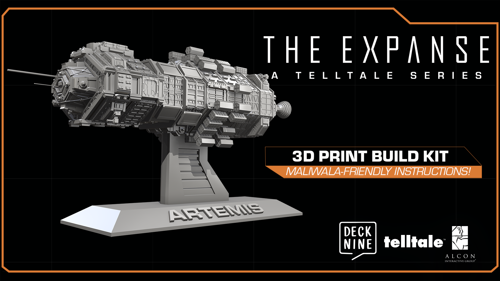 3D Print of The Artemis from The Expanse: A Telltale Series