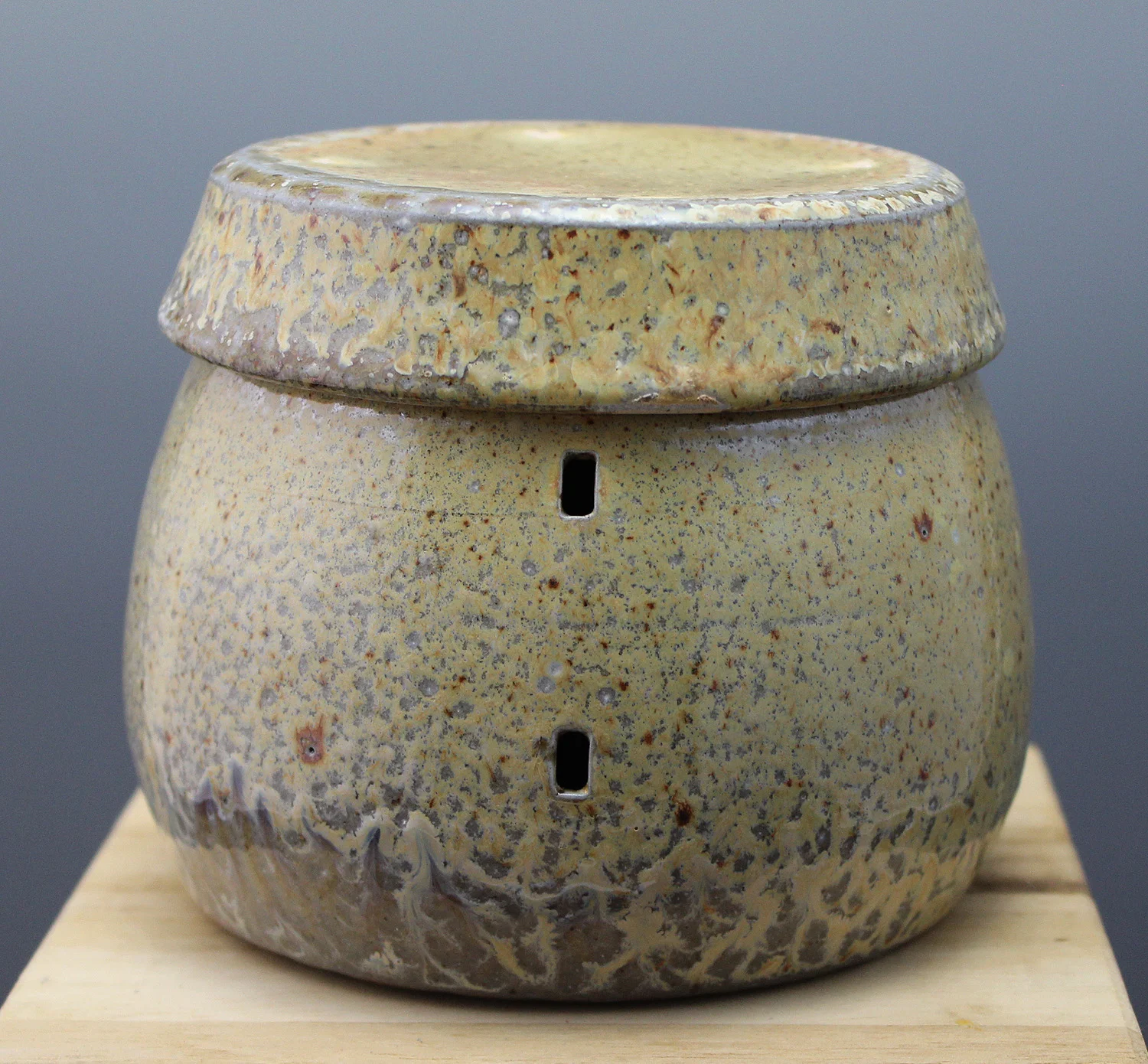 Garlic Keeper, salt/wood-fired
