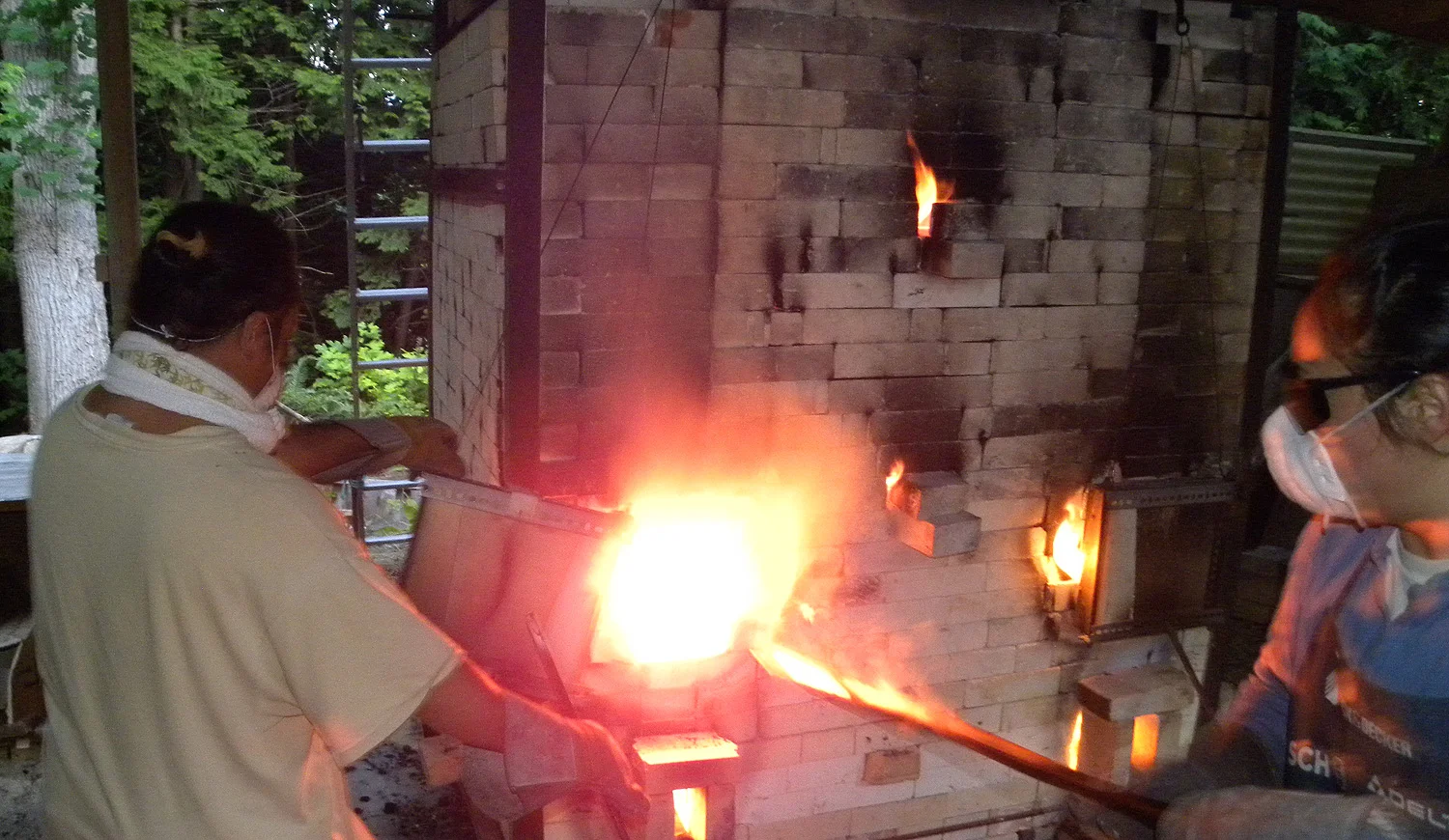 Throwing the salt in the kiln